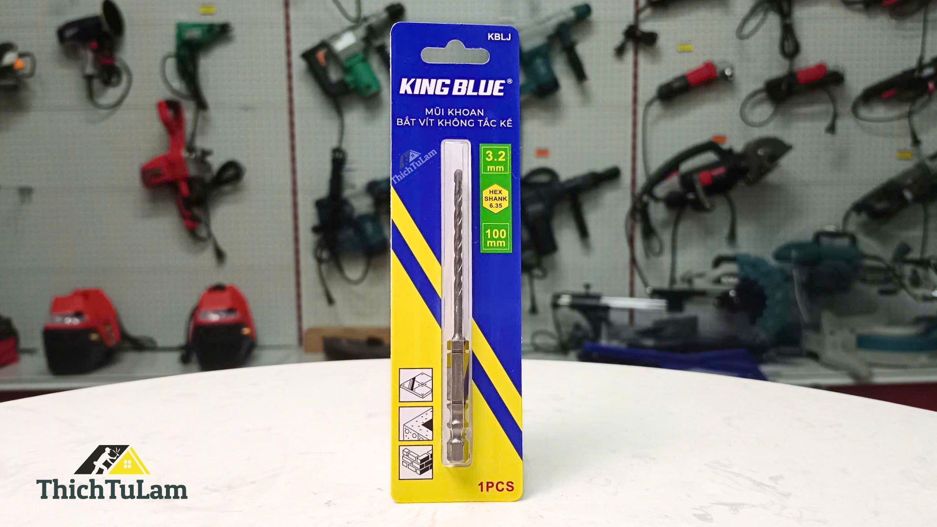 Mũi khoan tường không tắc kê Kingblue KBLJ-03.2x100