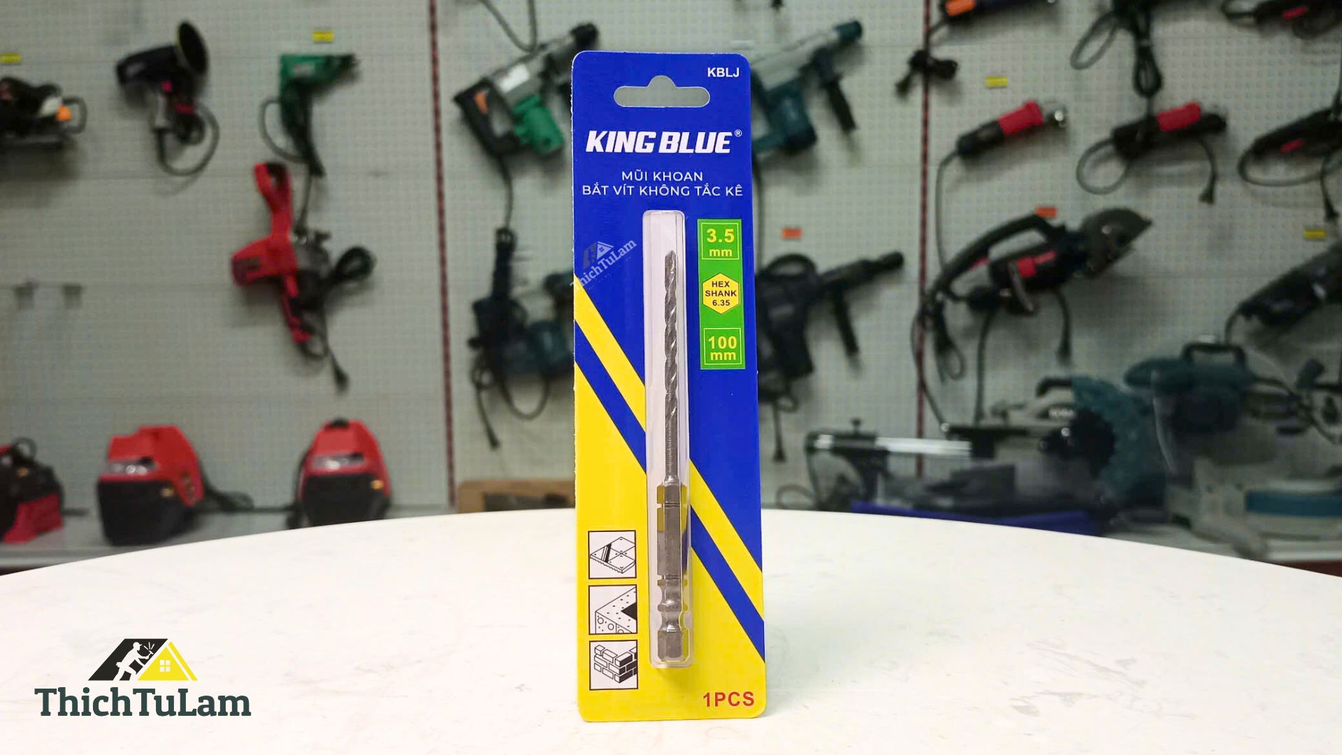 Mũi khoan tường không tắc kê Kingblue KBLJ-03.5x100