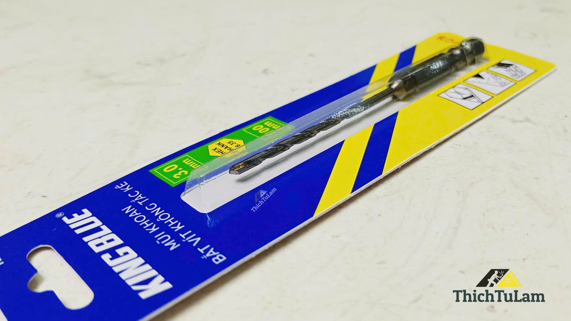 Mũi khoan tường không tắc kê Kingblue KBLJ-03x100