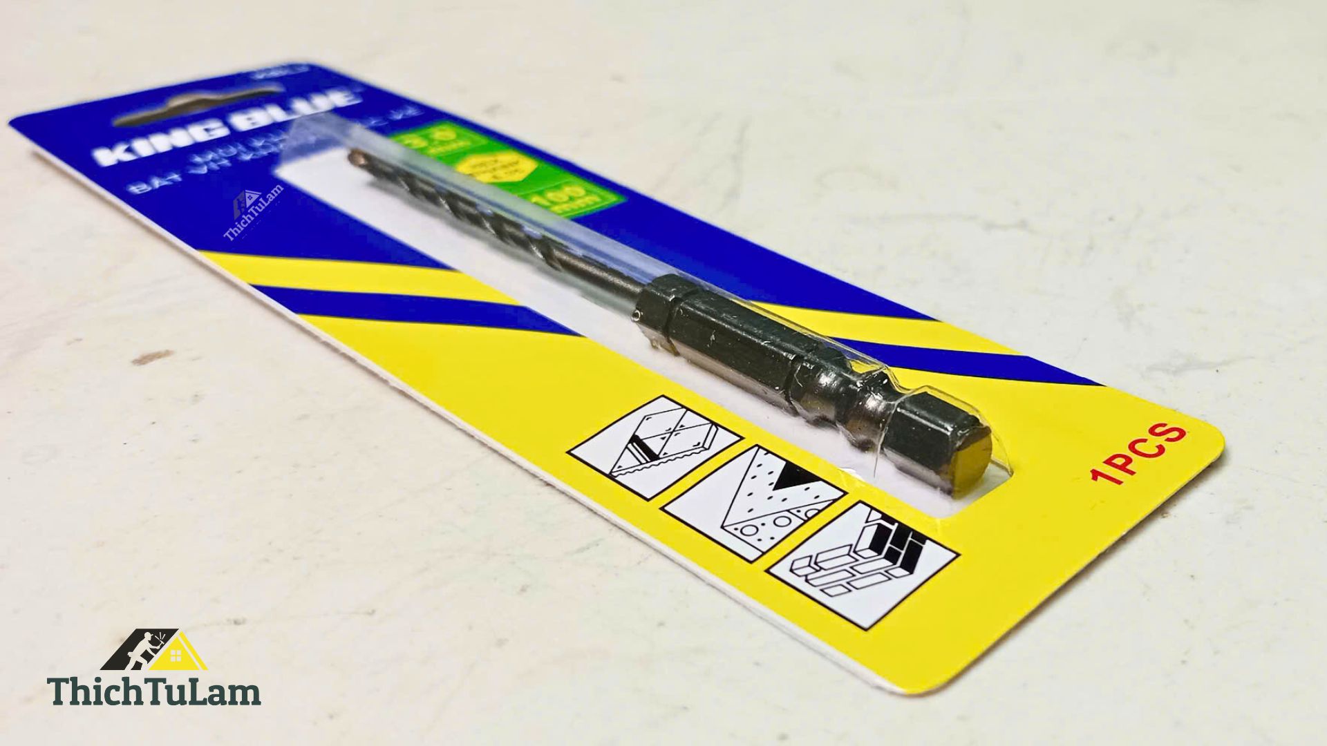 Mũi khoan tường không tắc kê Kingblue KBLJ-03x100