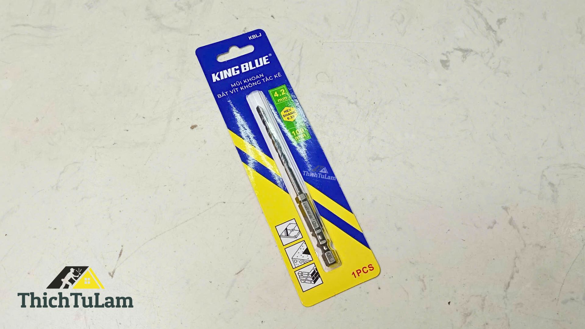 Mũi khoan tường không tắc kê Kingblue KBLJ-04.2x100