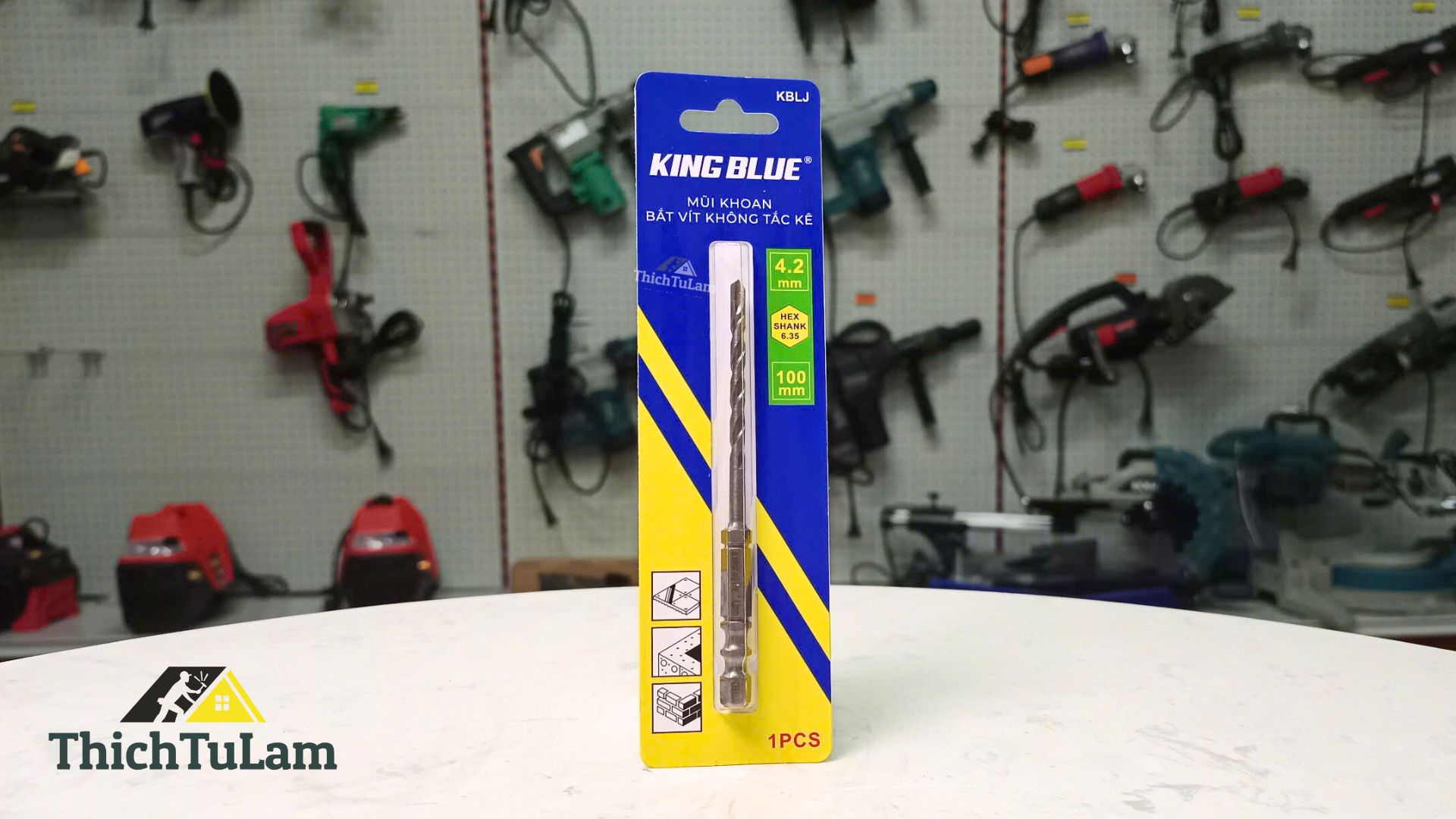 Mũi khoan tường không tắc kê Kingblue KBLJ-04.2x100