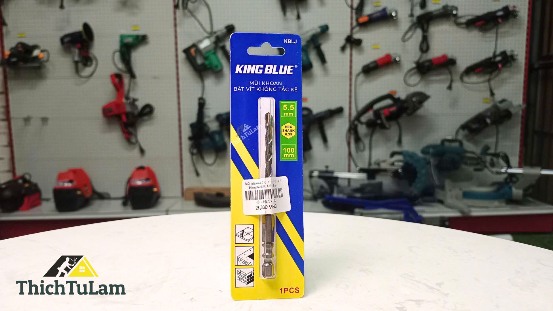 Mũi khoan tường không tắc kê Kingblue KBLJ-05.5x100