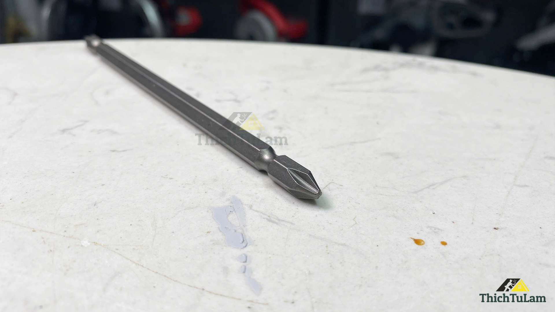 Mũi vít bake 2 đầu bằng thép S2 PH2PH2x150mm (vỉ 10 cái) Brosco BR2PH2C635150