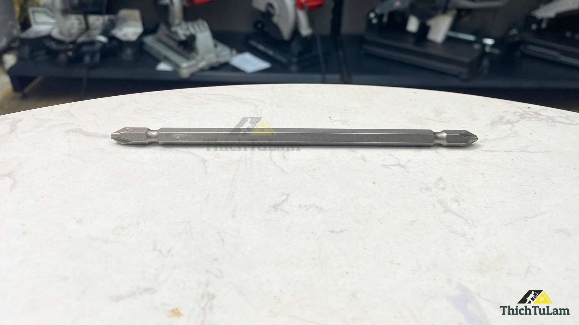 Mũi vít bake 2 đầu bằng thép S2 PH2PH2x150mm (vỉ 10 cái) Brosco BR2PH2C635150