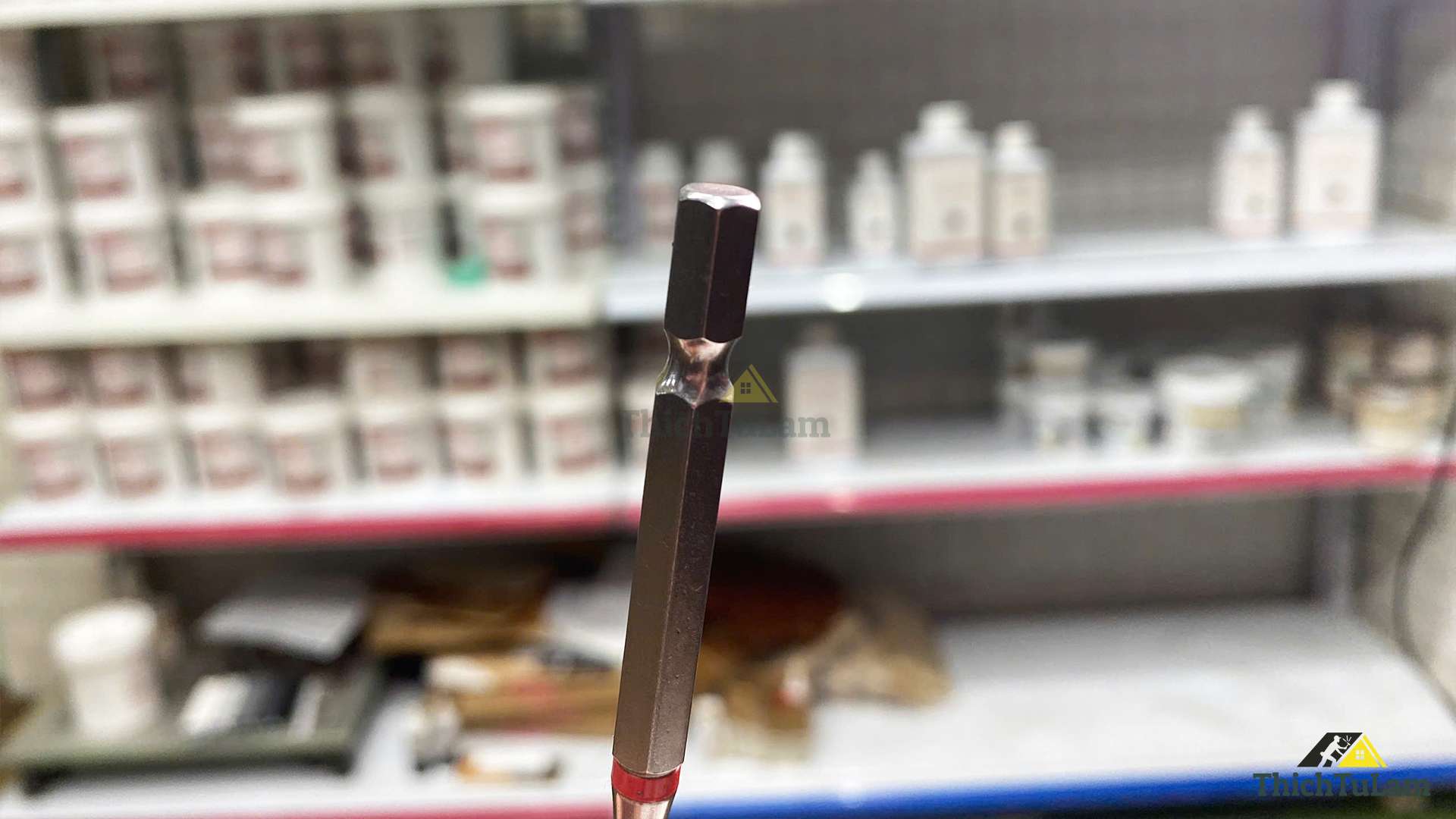 Mũi vít bake PH2 x 100mm bằng thép S2 (vỉ 10 cái) Brosco BRBPH2DT100