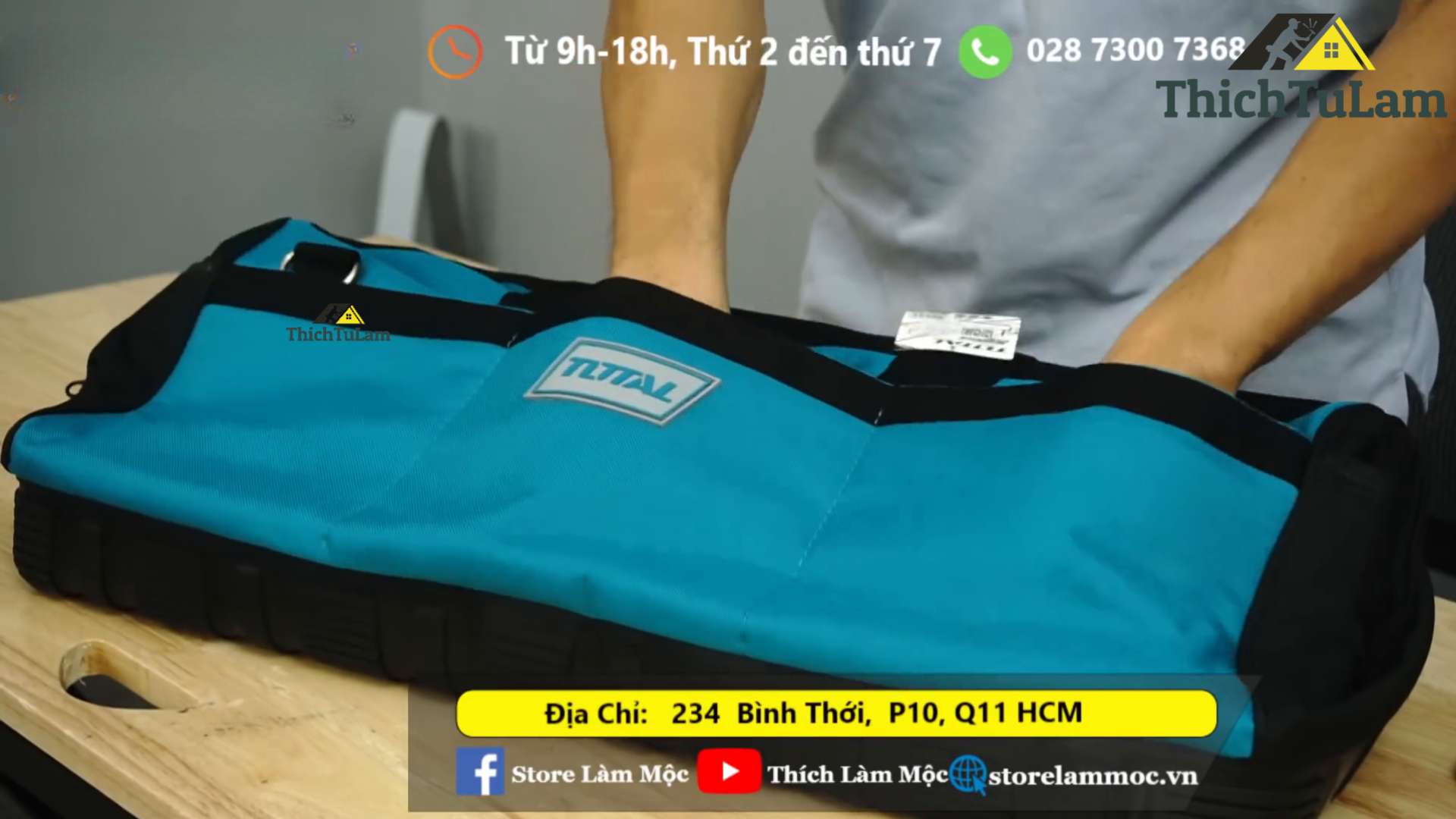 Ngăn Chứa Tiện Lợi Bên trong túi đựng đồ nghề 24" Total THT16241