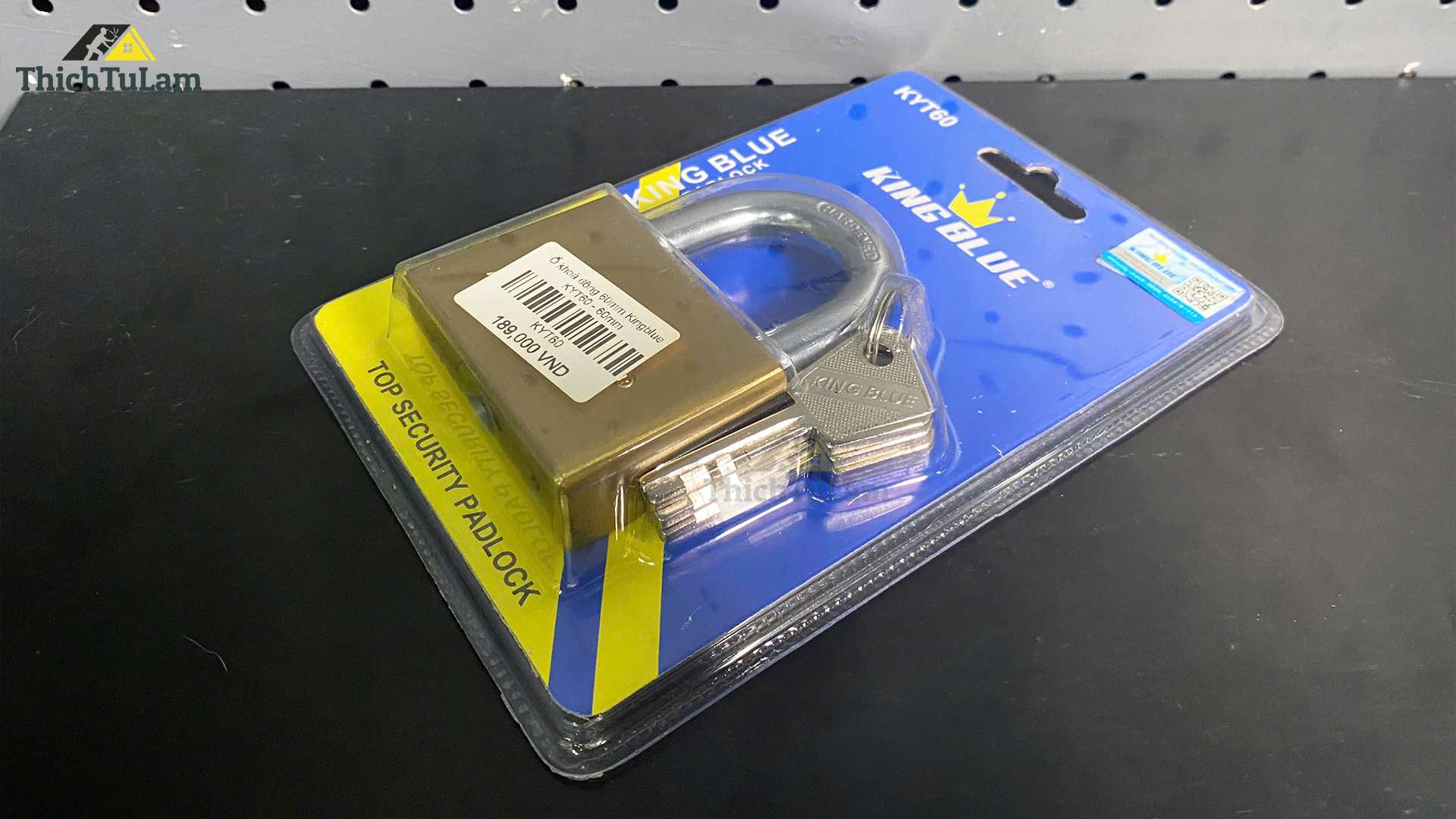 Ổ khoá đồng 60mm Kingblue KYT60