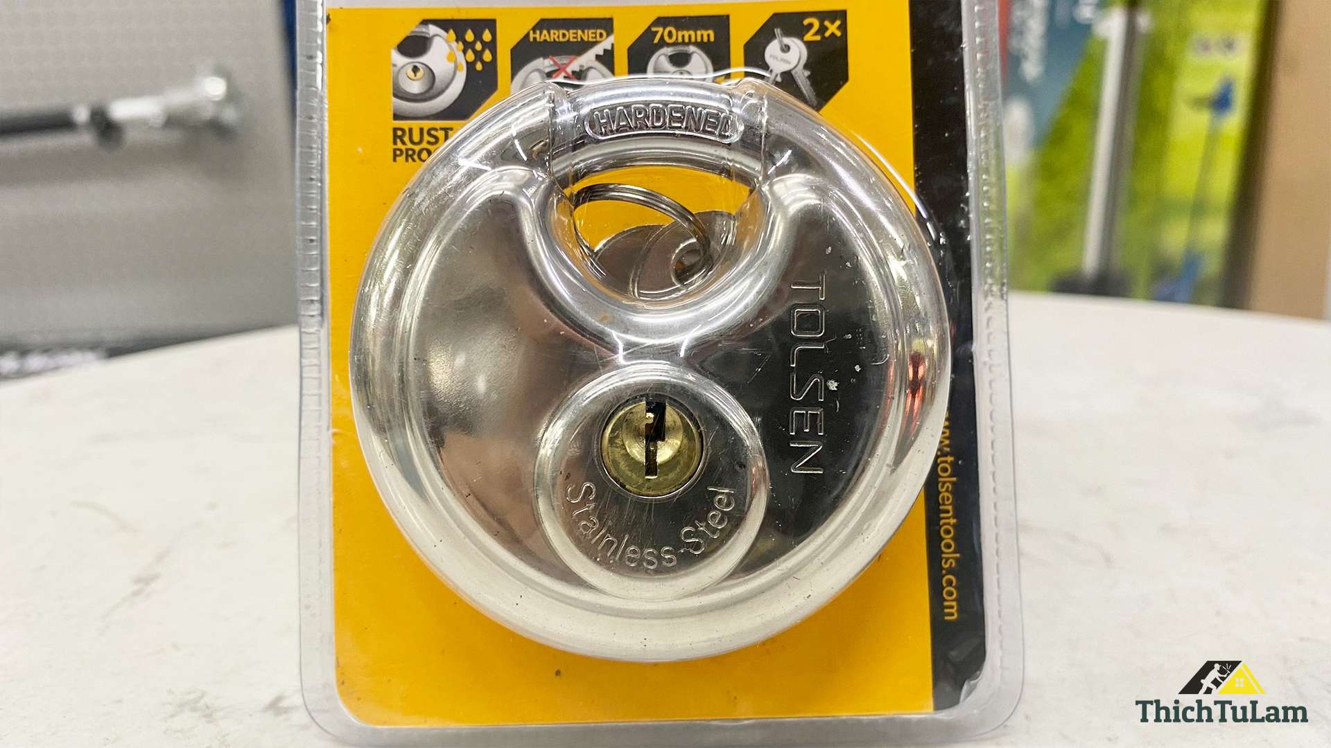 Ổ khóa tròn 70mm Tolsen 55175