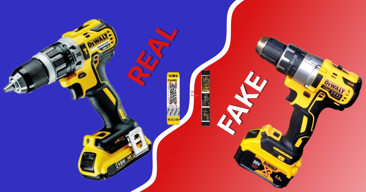 Phân biệt máy khoan pin cầm tay chính hãng và hàng giả
