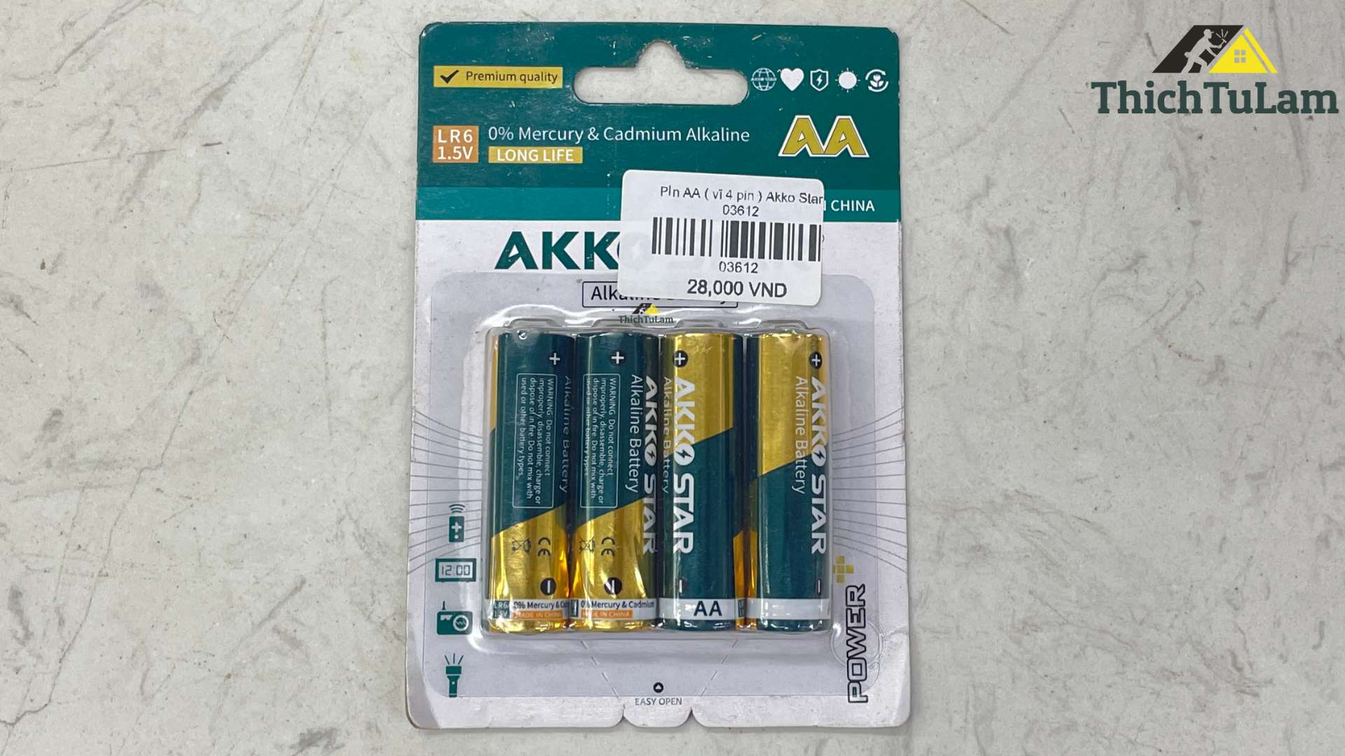 Pin AA ( vĩ 4 pin ) AKKO STAR 03612