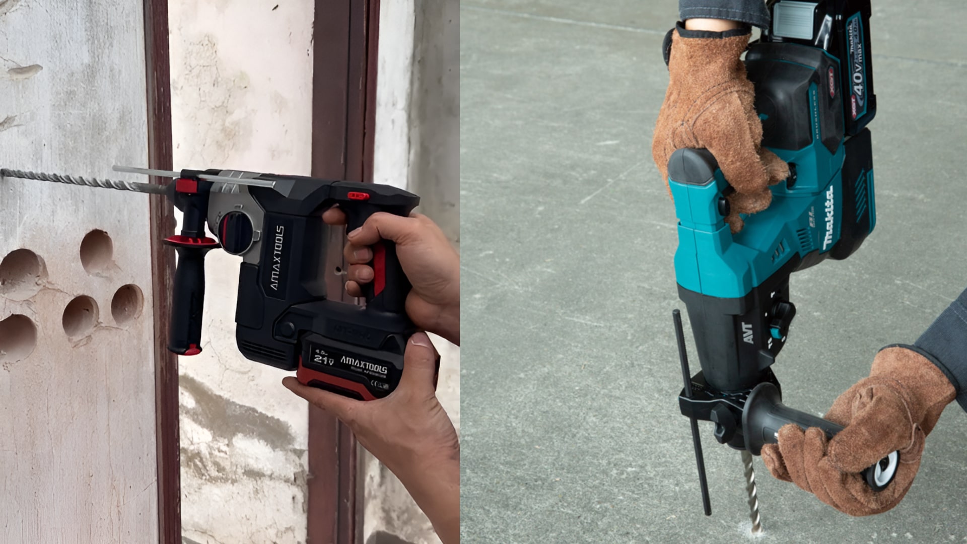 So sánh với máy khoan Makita