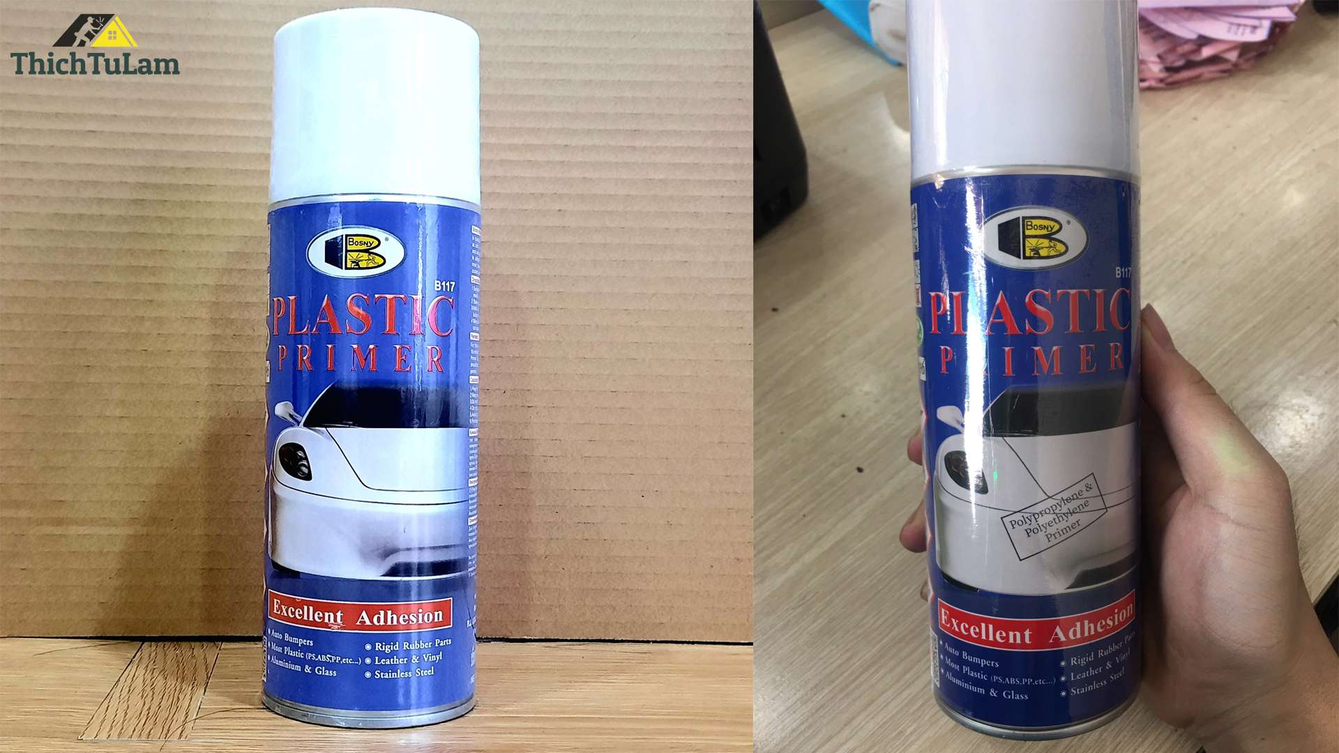 SƠN XỊT LÓT NHỰA PLASTIC PRIMER BOSNY B117