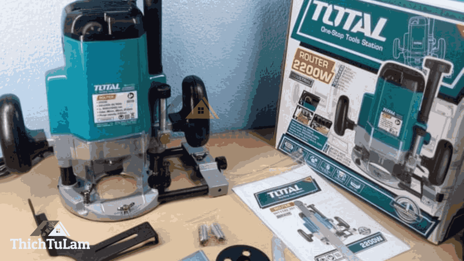 Máy Phay Gỗ Total