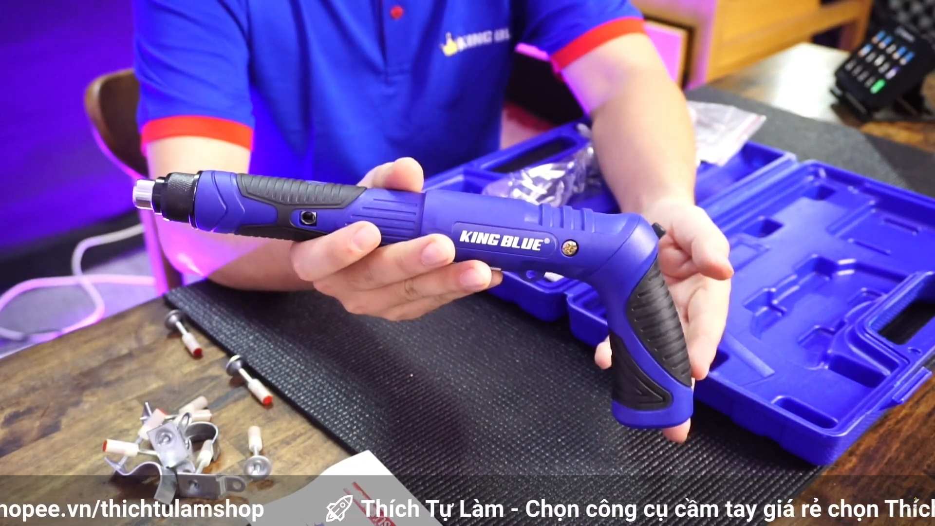 Súng bắn bê tông sử dụng đạn nổ Kingblue KFF-73