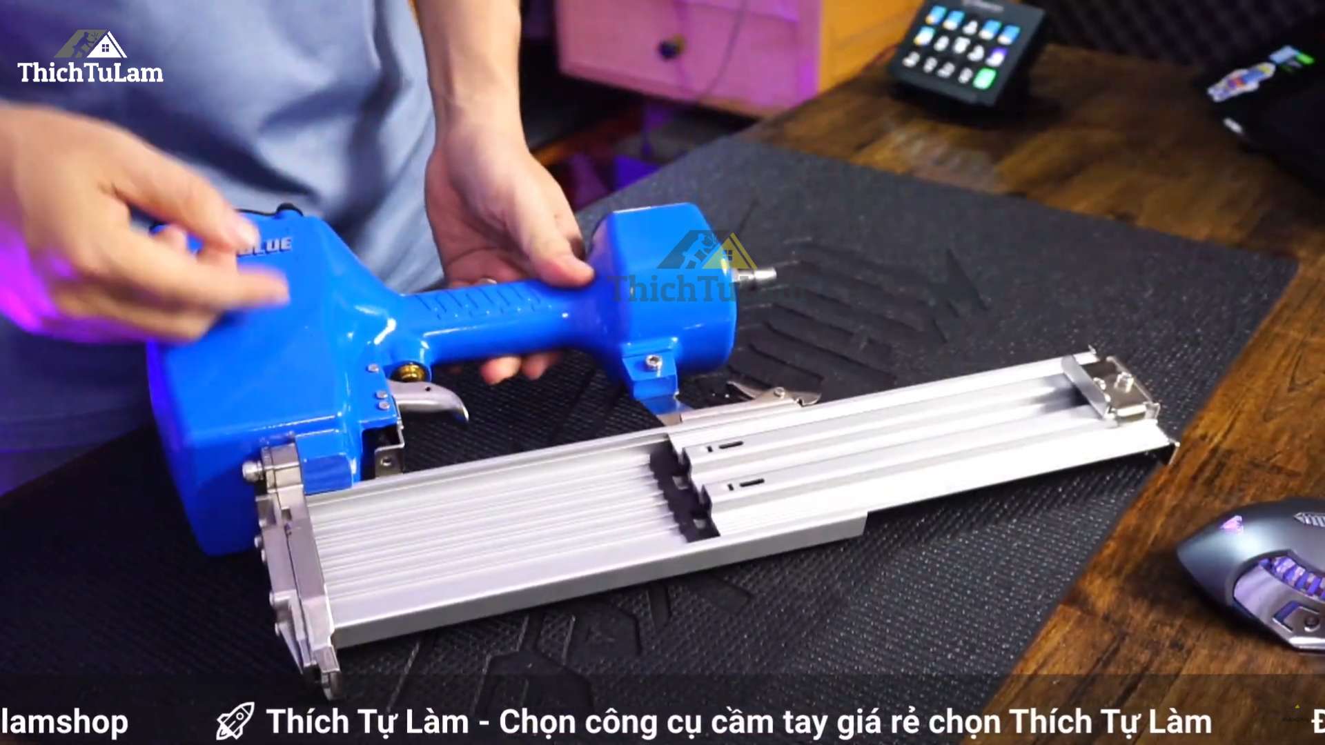 Súng bắn đinh hơi bê tông Kingblue KBO-ST64