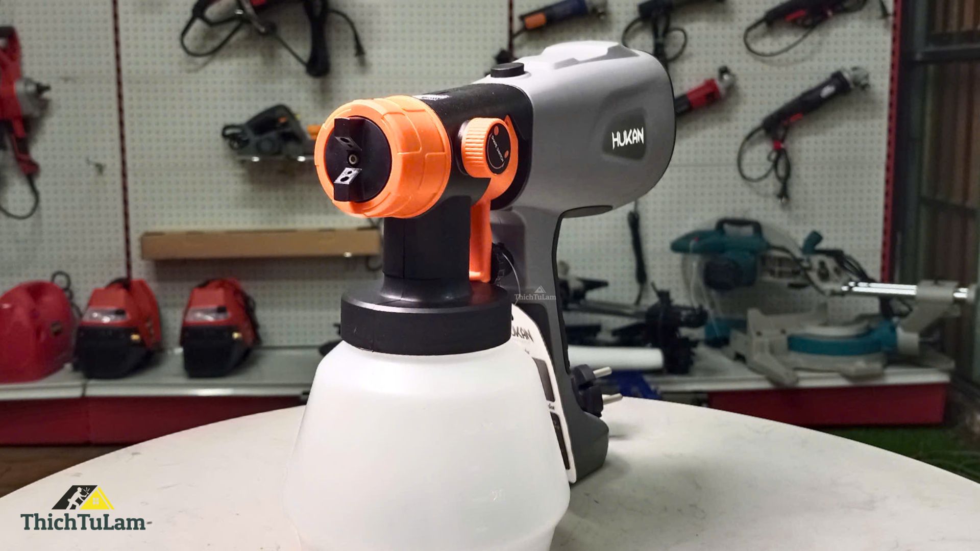 Súng phun sơn 600W Hukan G1-SG098J