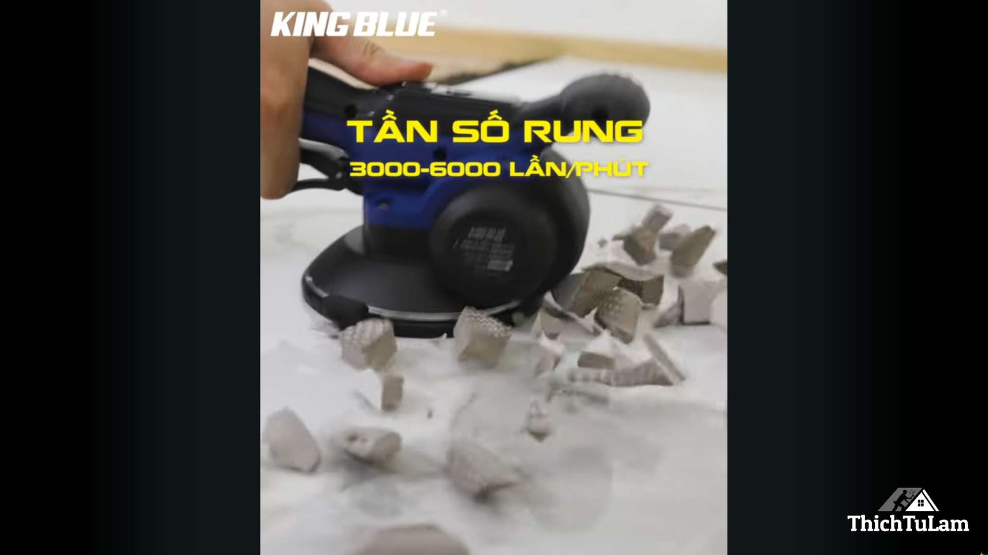 Tần số rung của Máy rung gạch pin Kingblue