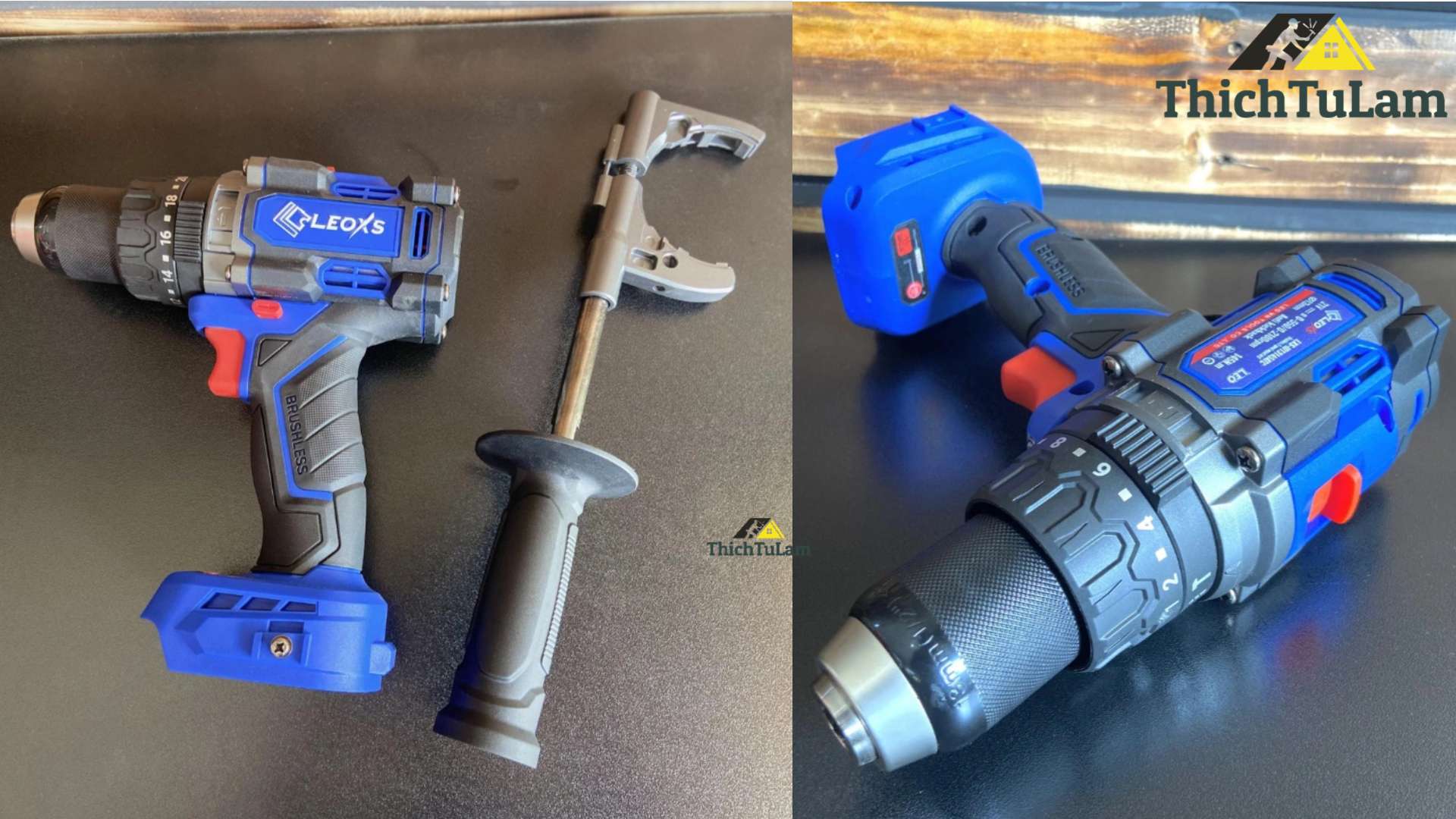 Tay cầm Máy khoan pin M21 LEOXS LXS-ID13145ATC