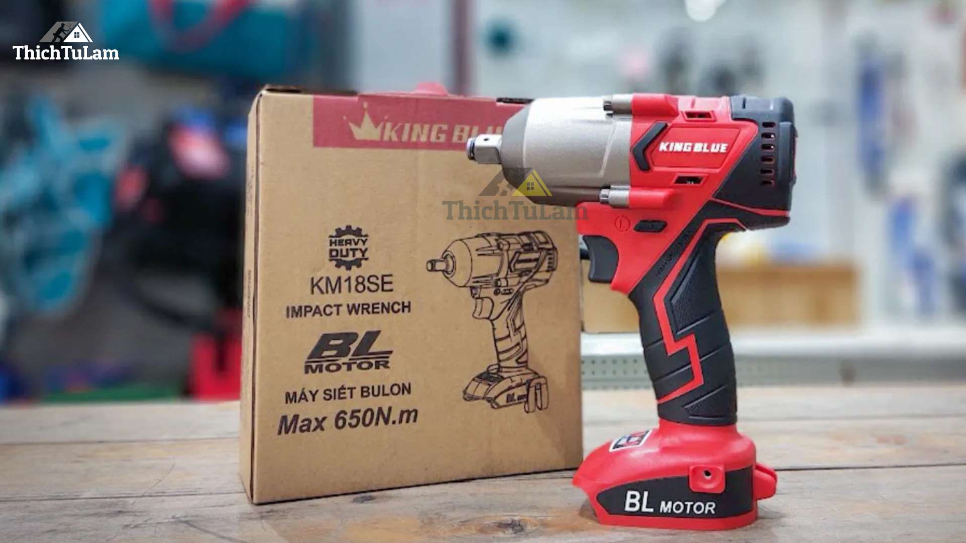 Thân Máy Bắn Bu Lông Pin Kingblue KM18SE