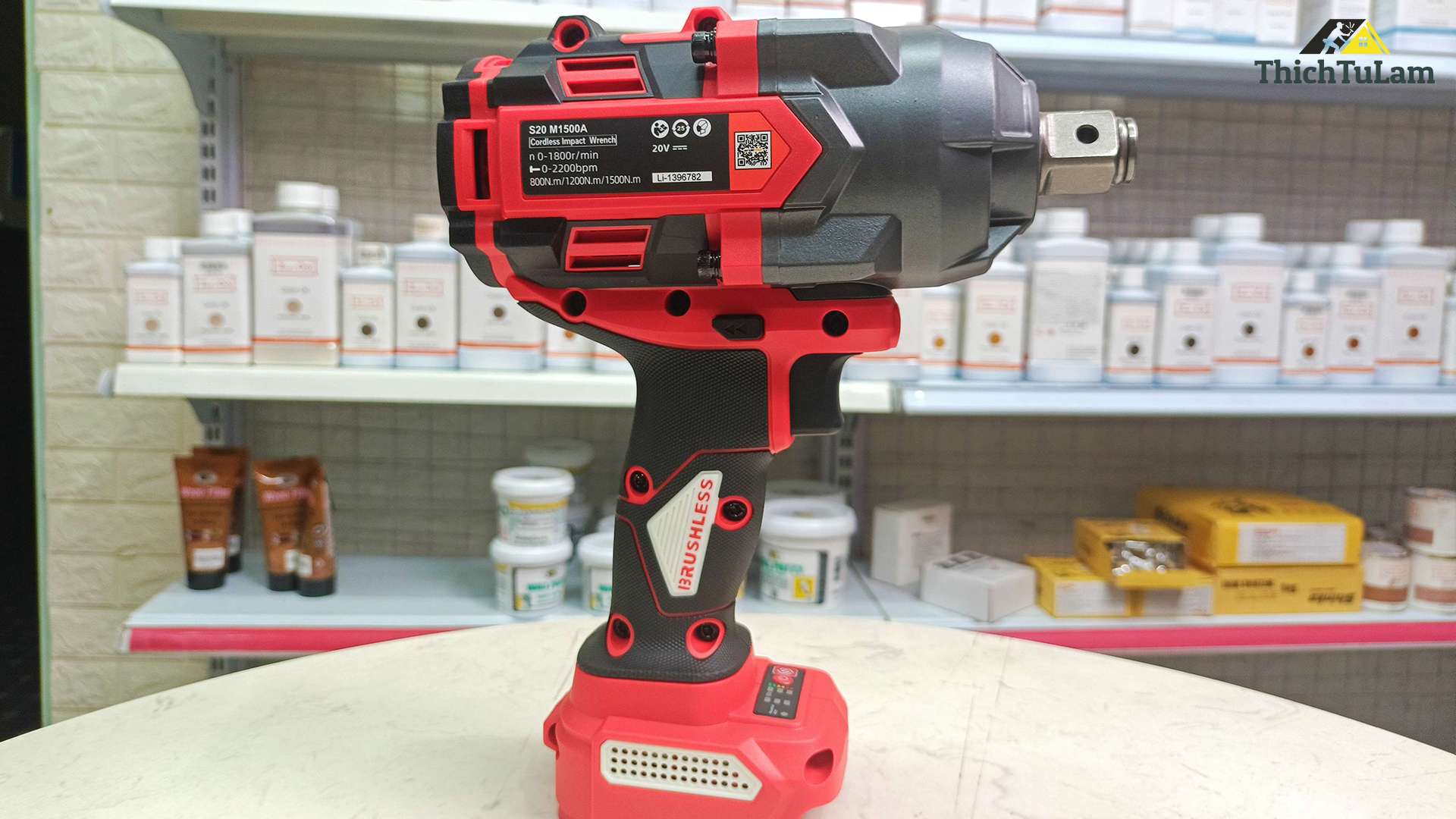 Thân máy bắn bu lông pin 1500Nm chân M21 Sfunpro S20M1500A-T