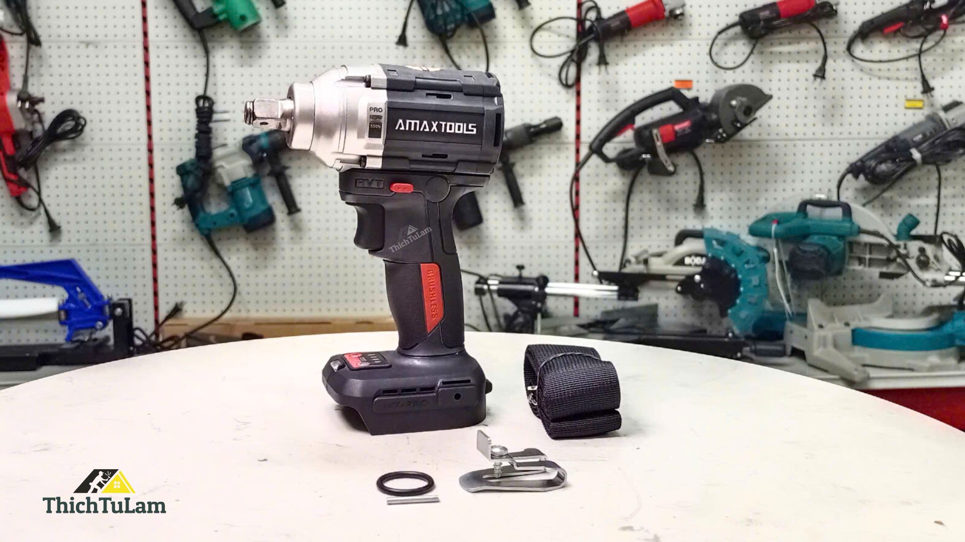 Thân máy bắn bu lông pin 550Nm M21 Amaxtools ABL55012SM