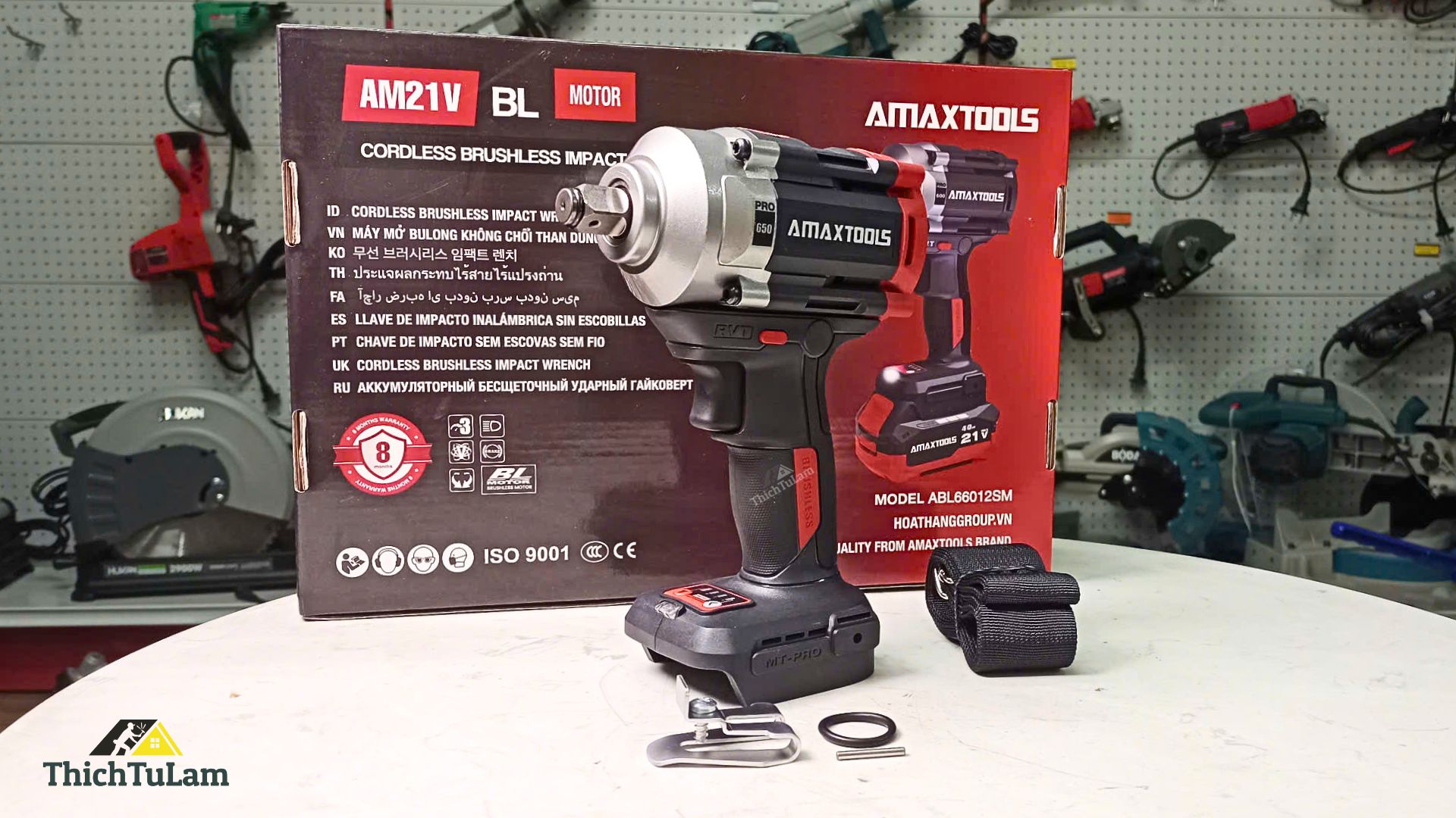 Thân máy bắn bu lông pin 660Nm M21 Amaxtools ABL66012SM