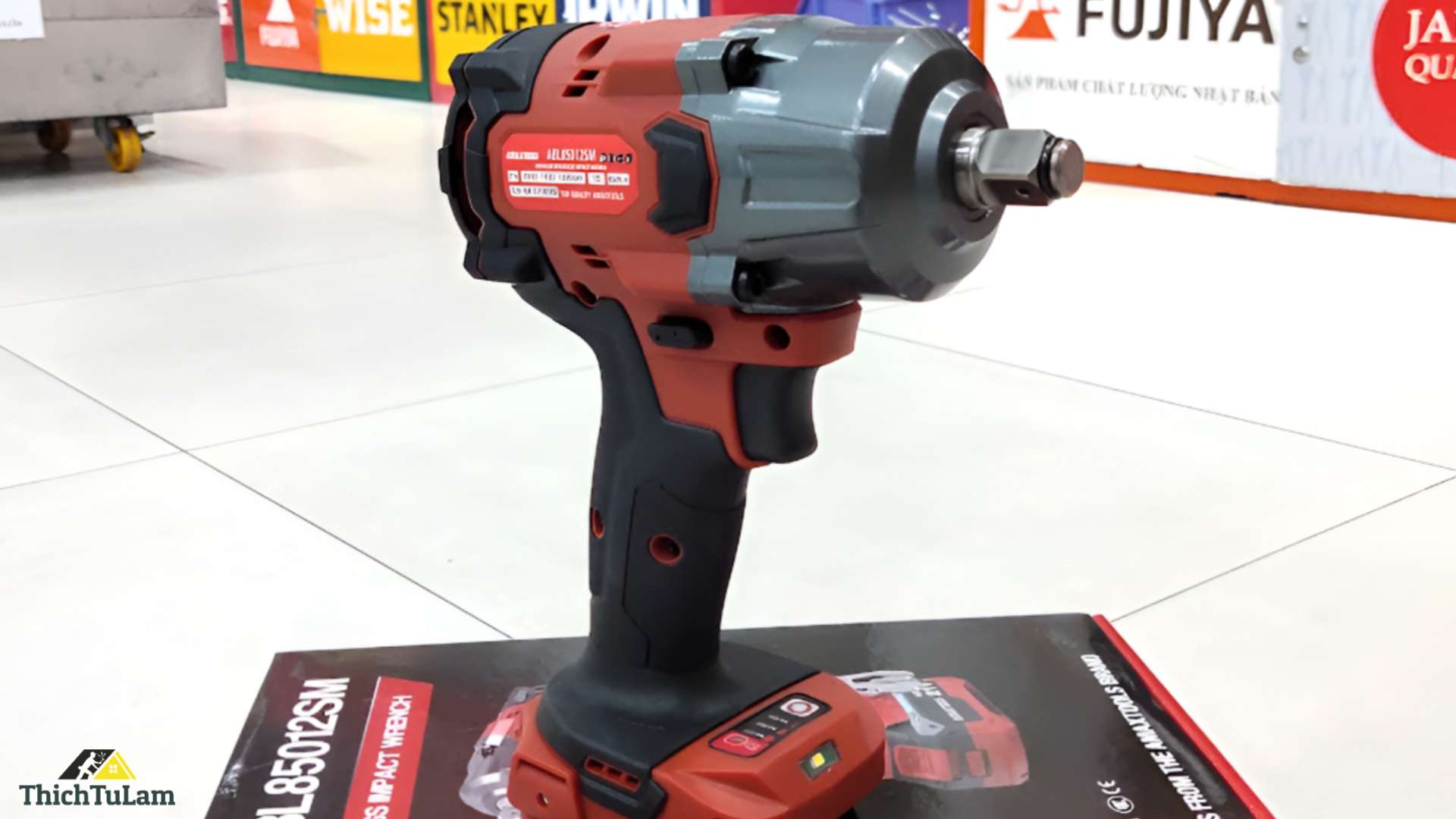 Thân máy bắn bu lông pin 850Nm M21 (đỏ) Amaxtools ABL85012SM