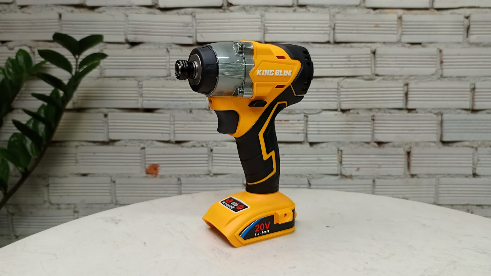 Thân máy bắn vít pin 18V Kingblue KD18VD lực siết 350Nm (Chân pin Dewalt)