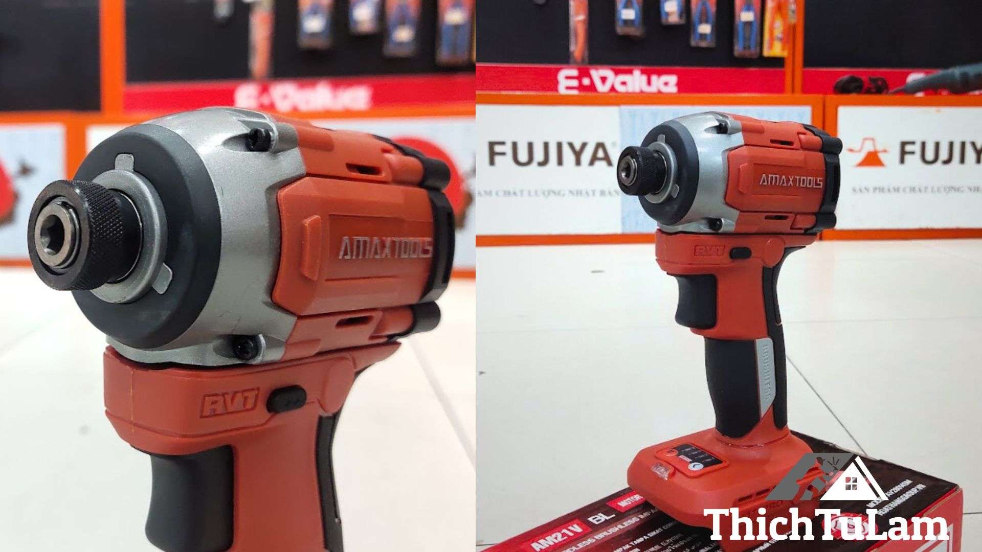 THÂN MÁY BẮN VÍT PIN 280NM M21 (ĐỎ) AMAXTOOLS AV28014SM.R