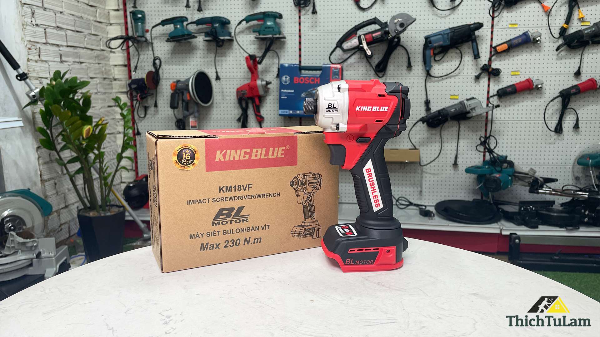 Thân máy bắt vít pin Makita 18V Kingblue KM18VF