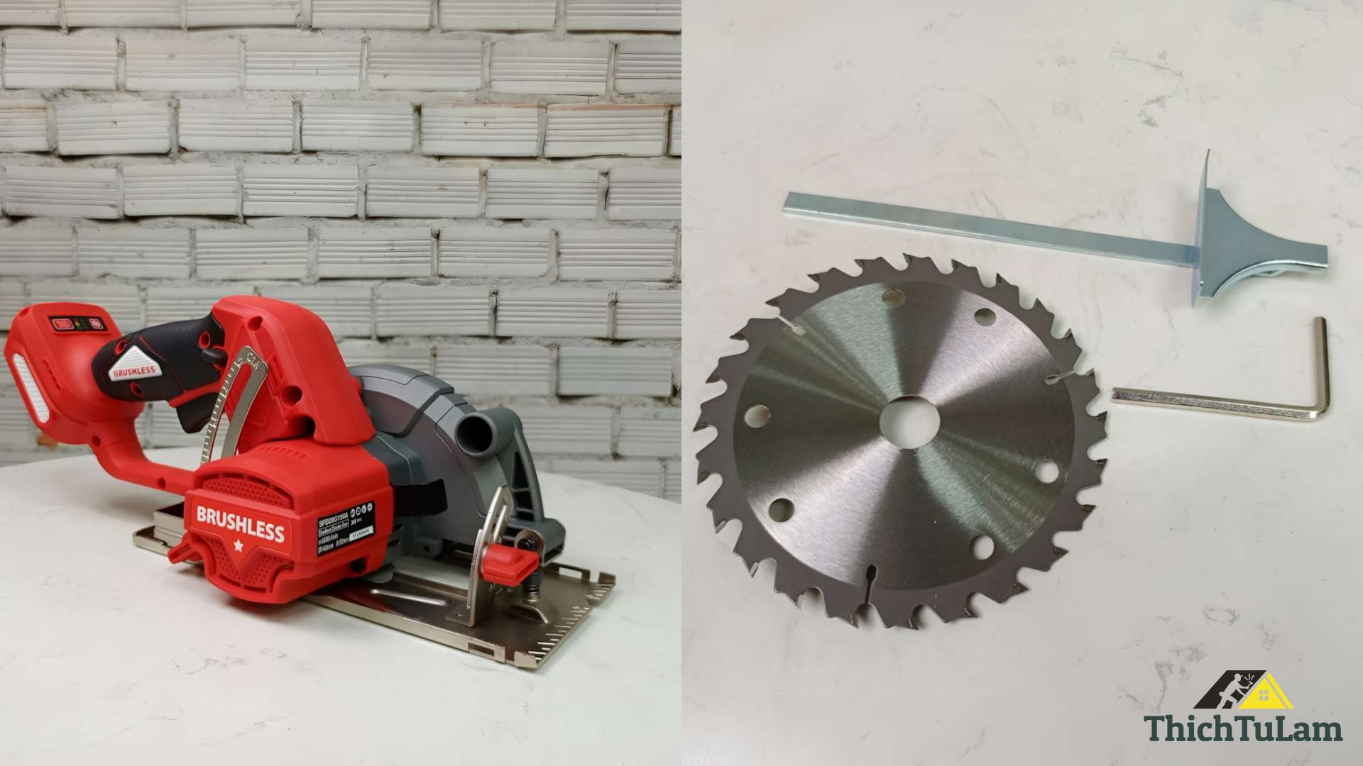 Thân máy cưa đĩa pin 150mm Sfunpro SFD20G150A