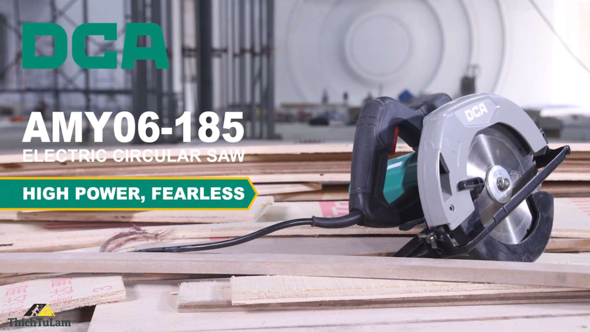 Thân máy cưa đĩa tròn dùng pin DCA AMY06-185