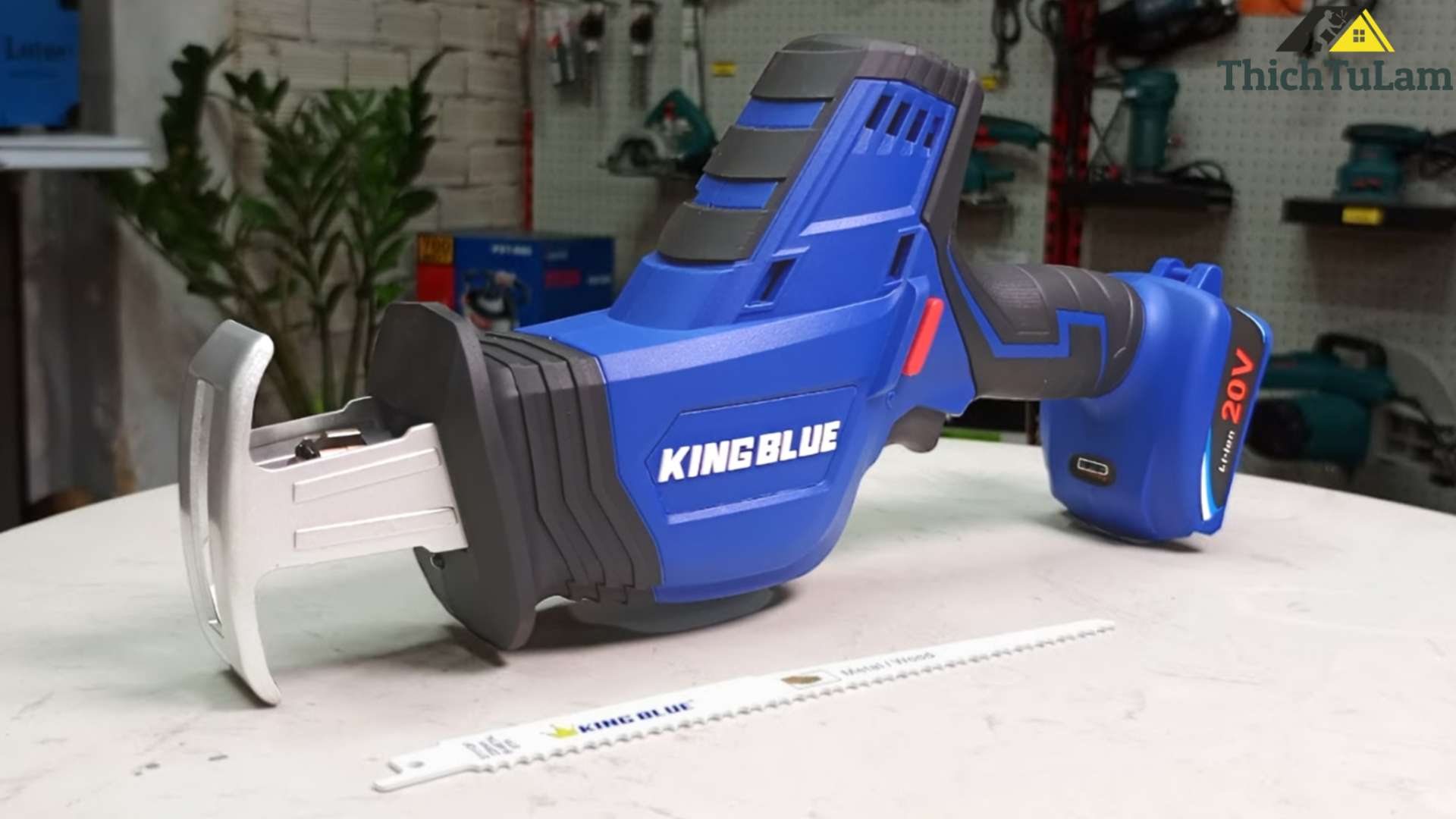 Thân máy cưa kiếm pin 20V Kingblue KB20CK (Chân Bosch)