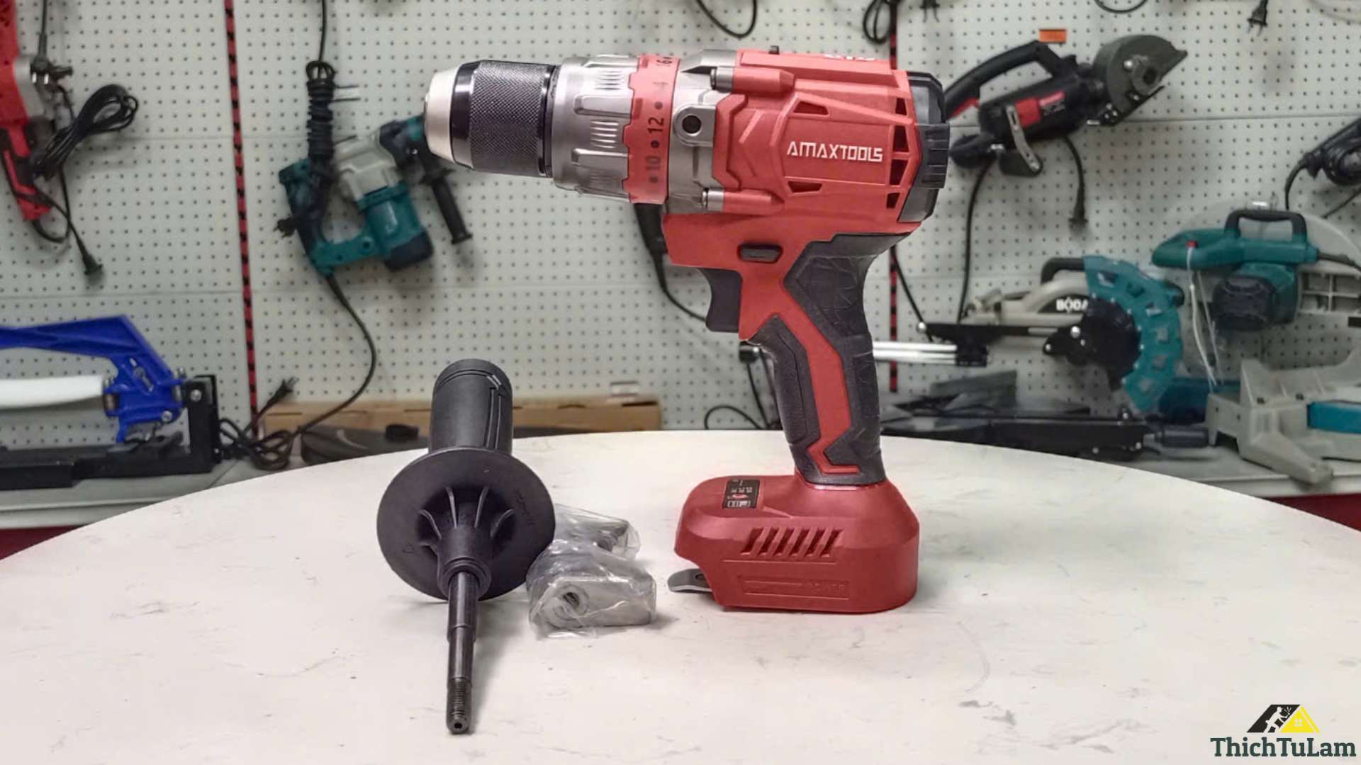 Thân máy khoan pin động lực 120Nm M21 Amaxtools AKI12013SM