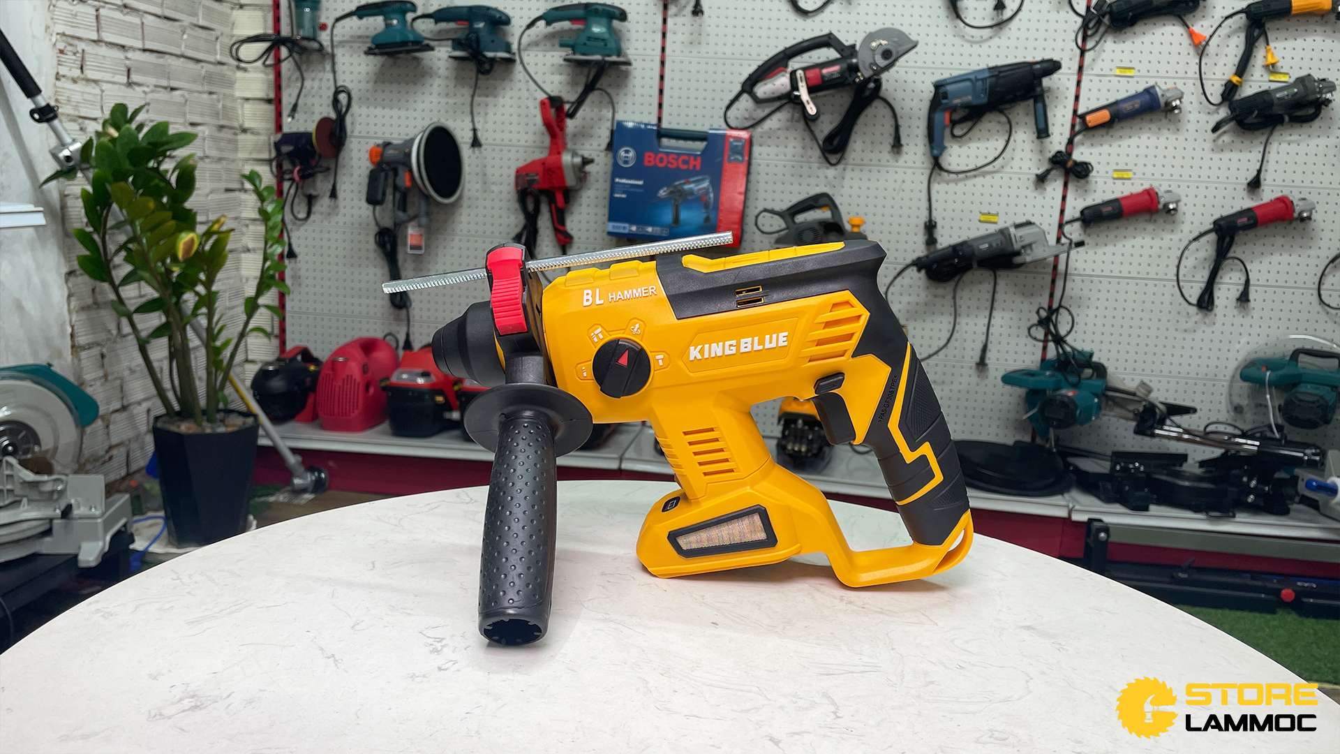 Thân máy khoan bê tông pin Dewalt 18V Kingblue KD18QF