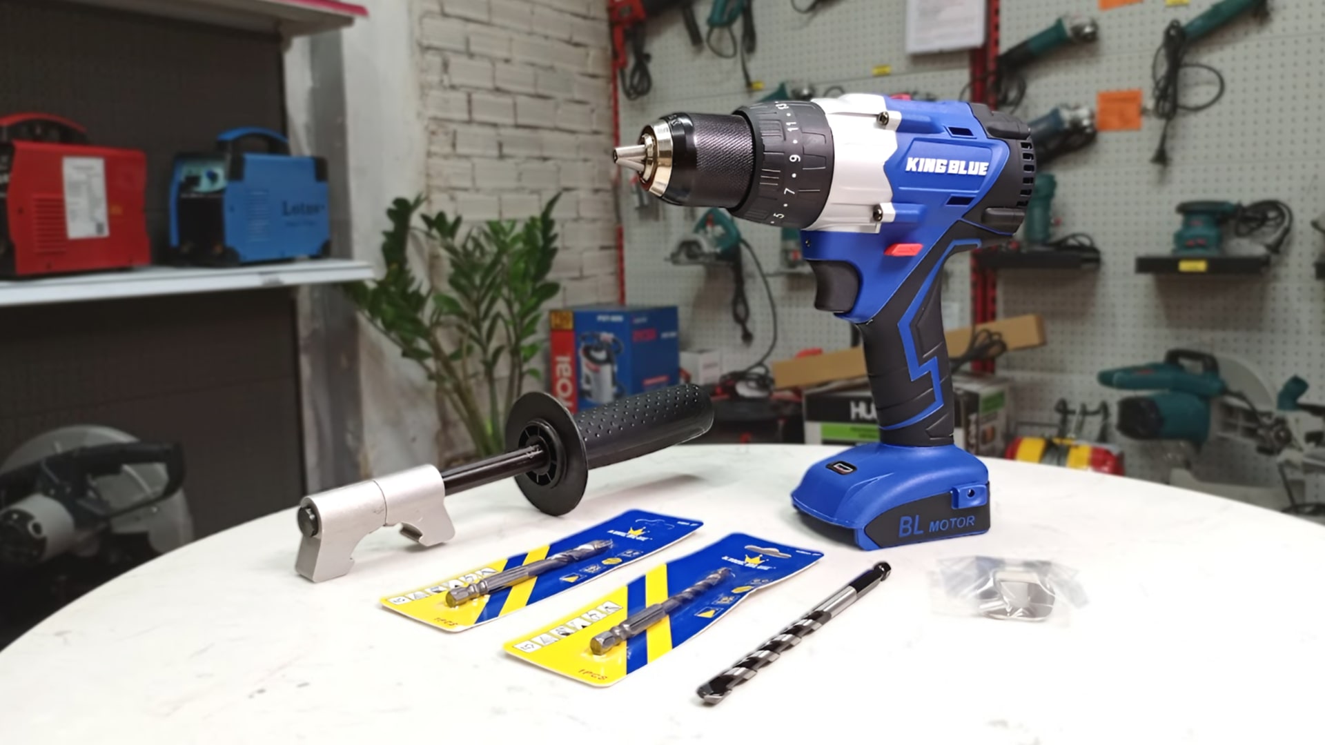 Thân máy khoan pin 20V 130Nm Kingblue KB20QE chuyên rút lõi (Chân Bosch)