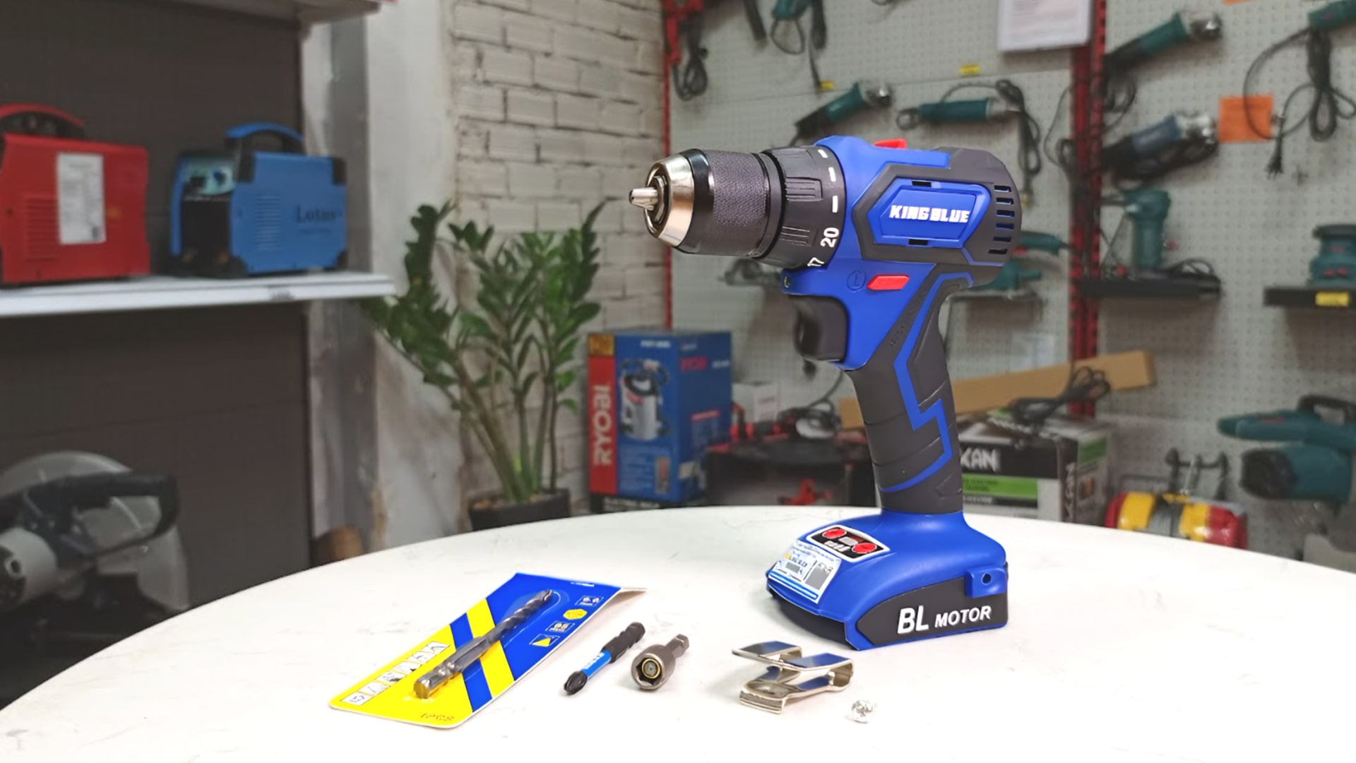 Thân máy khoan pin 20V 50Nm Kingblue KB20QB (Chân pin Bosch)