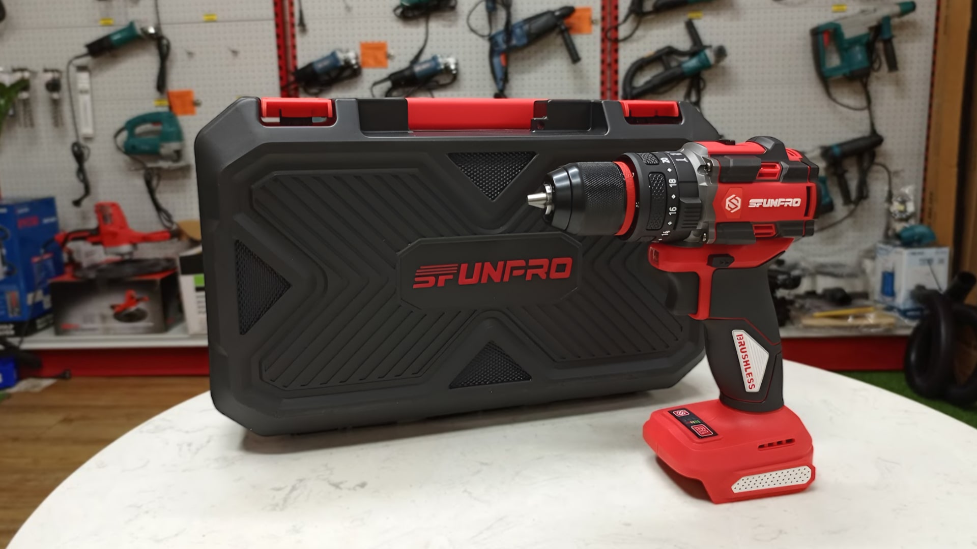 Thân máy khoan Pin 20V động lực 10mm Sfunpro S20DCR10A-T