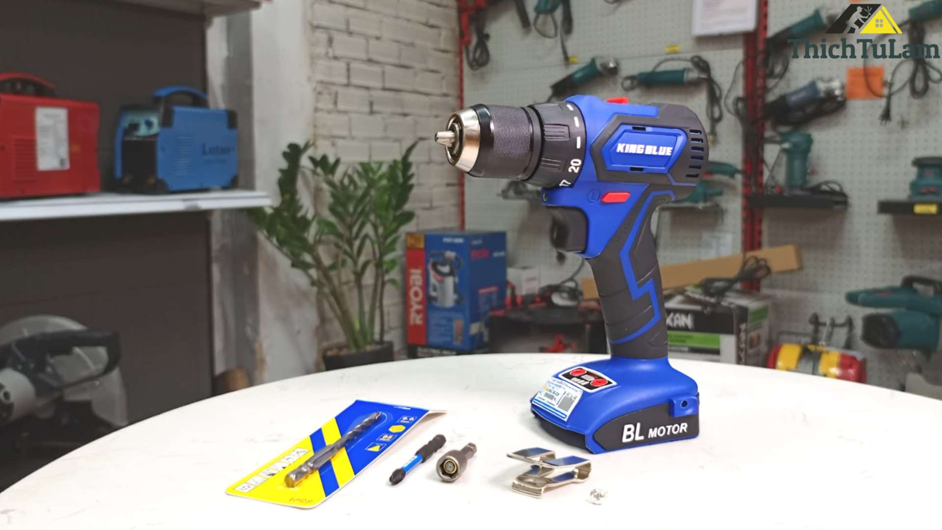 Thân máy khoan pin 20V 50Nm Kingblue KB20QB (Chân pin Bosch)