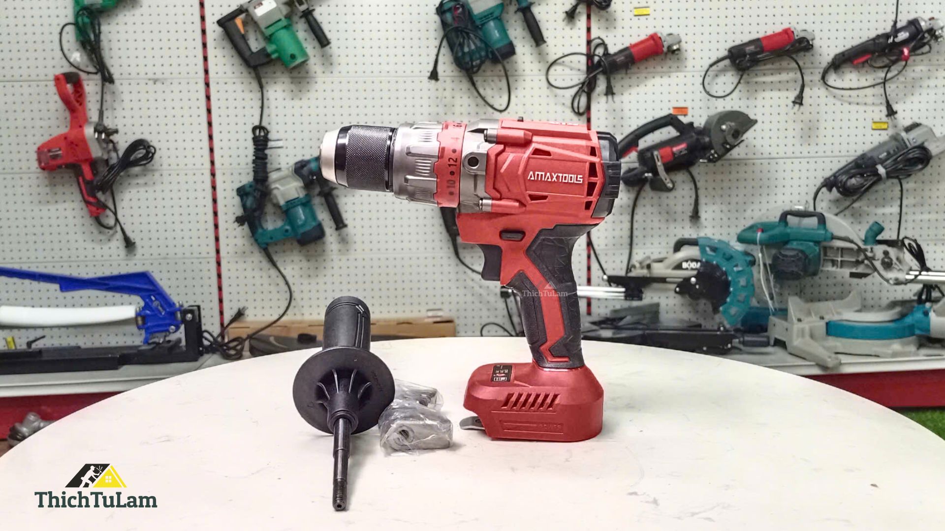 Thân máy khoan pin động lực 120Nm M21 Amaxtools AKI12013SM