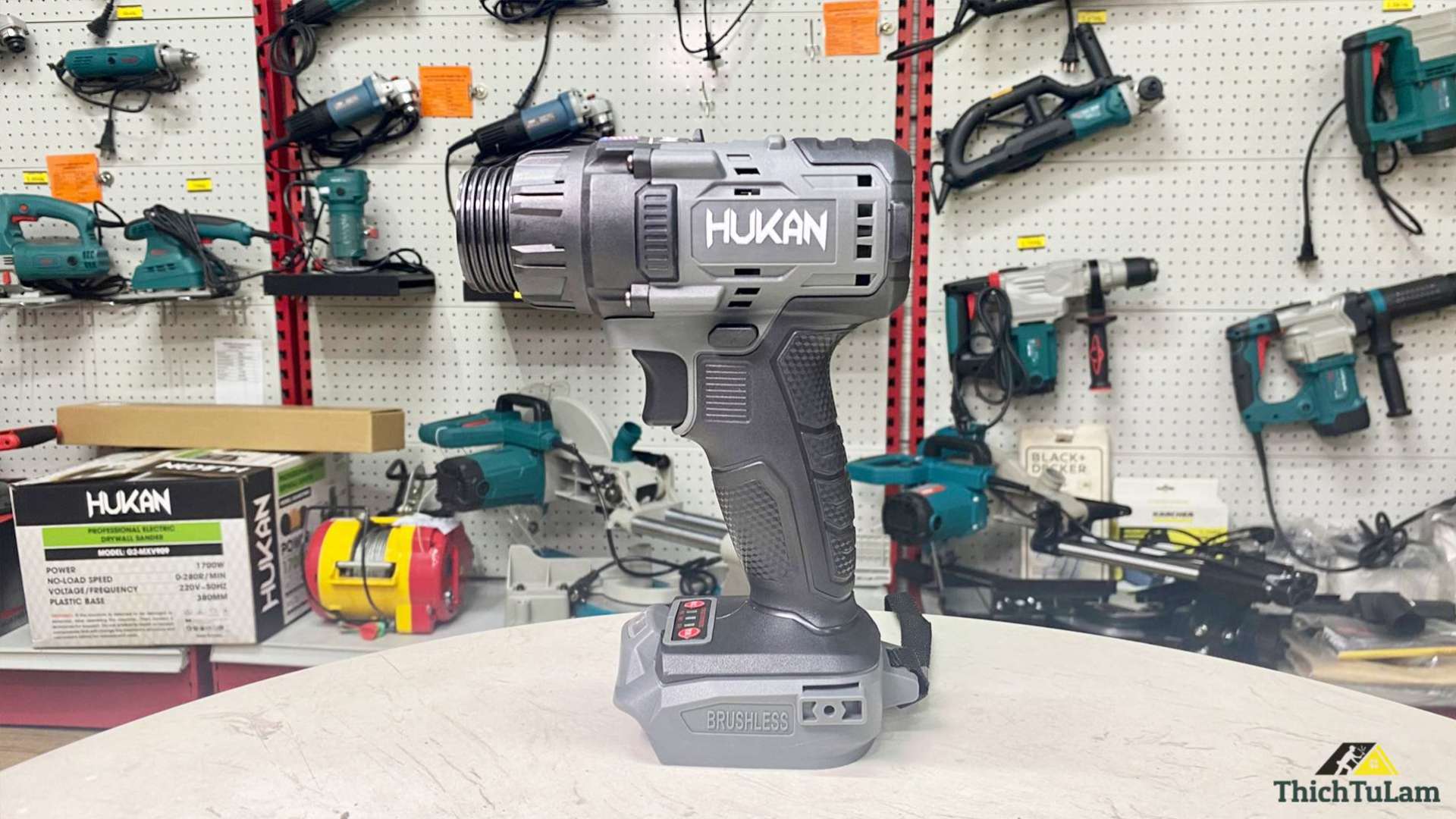 Thân máy rút đinh tán rive và ECU pin M21VGen 2 Hukan HM21-G2-RIV5320-T