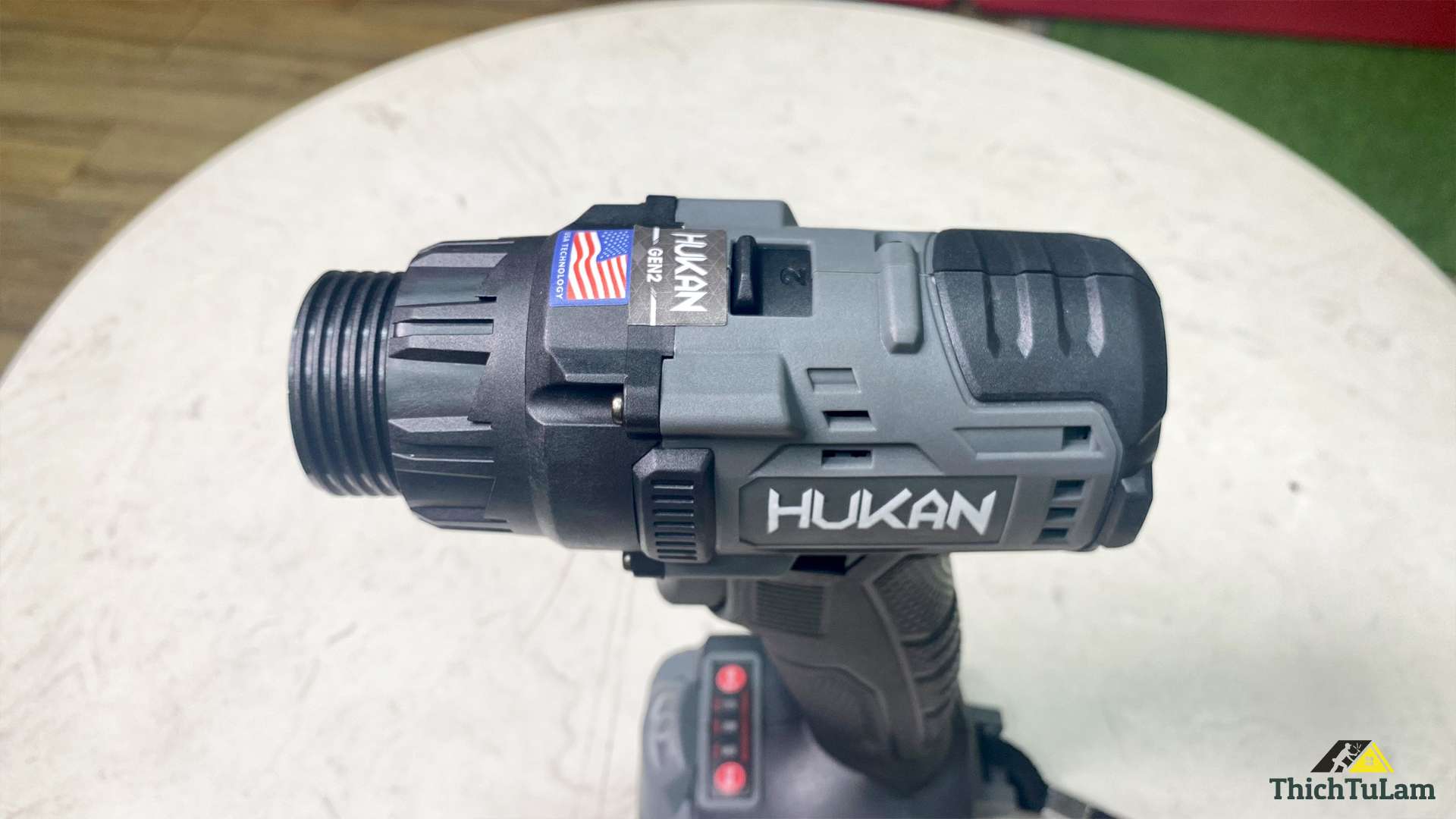 Thân máy rút đinh tán rive và ECU pin M21VGen 2 Hukan HM21-G2-RIV5320-T