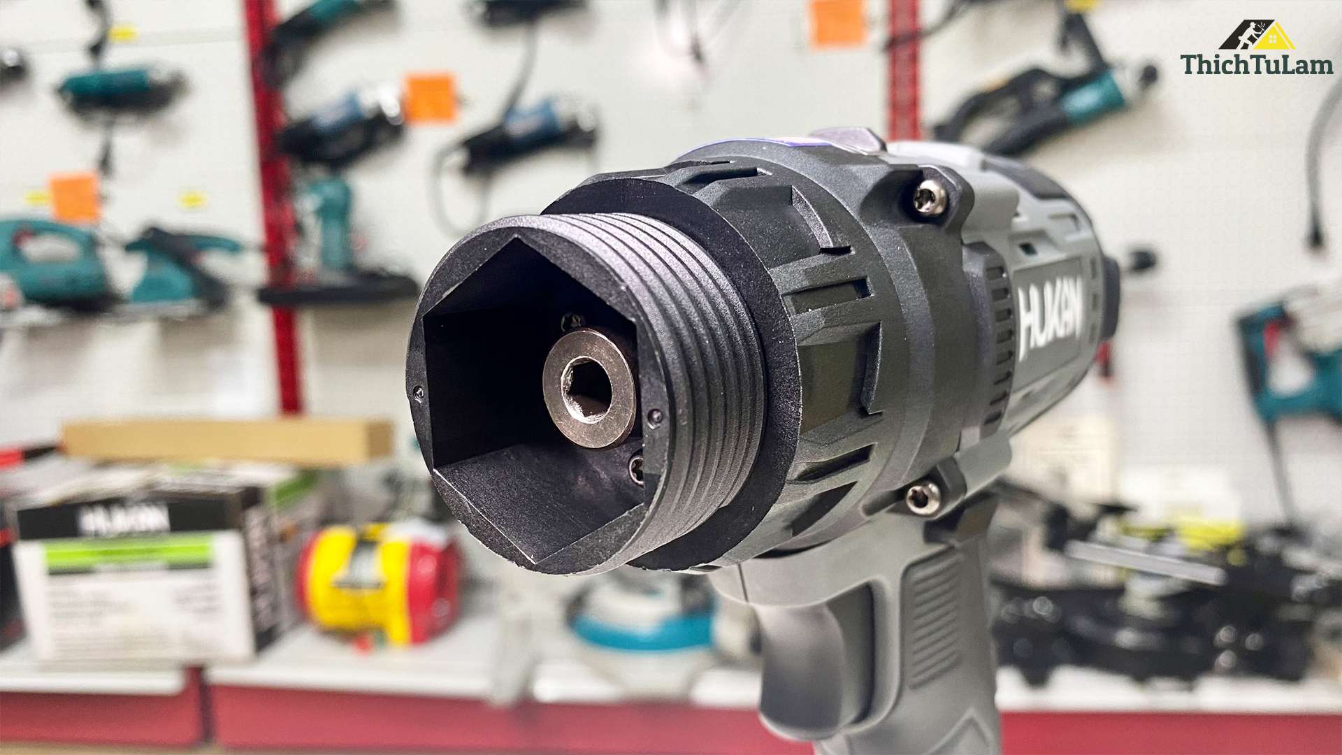 Thân máy rút đinh tán rive và ECU pin M21VGen 2 Hukan HM21-G2-RIV5320-T