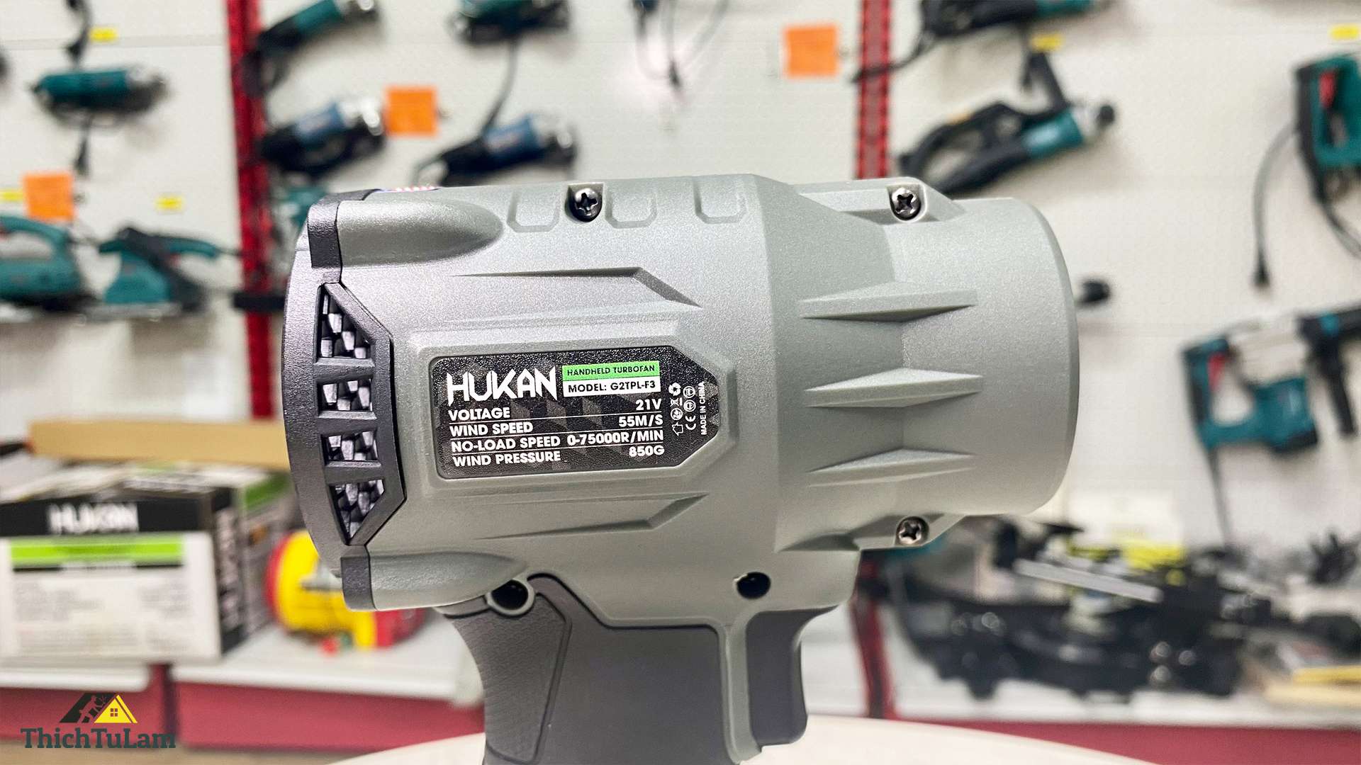 Thân máy thổi phản lực dùng pin 21v Hukan G2TPL-F3-T