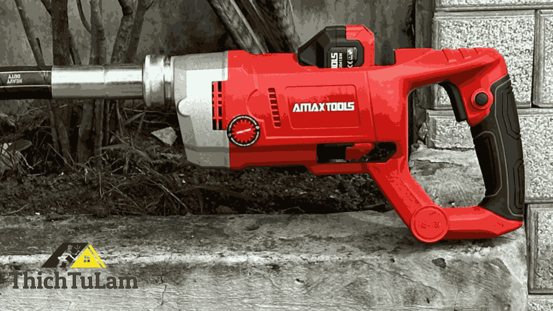 Máy đầm dùi pin Amaxtools ADG35-01SM