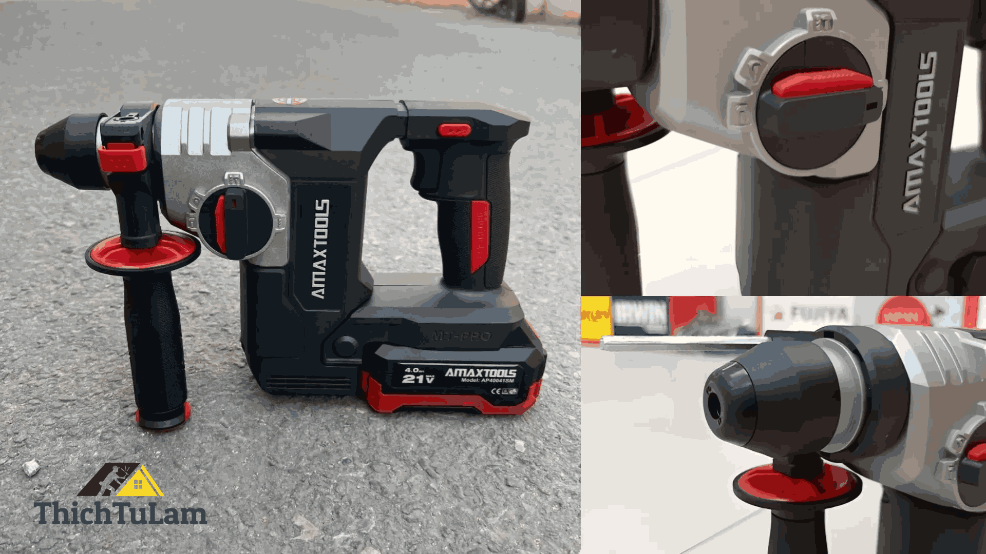 Hướng Dẫn Sử Dụng Máy Khoan Bê Tông Pin Amaxtools A3CN28SM