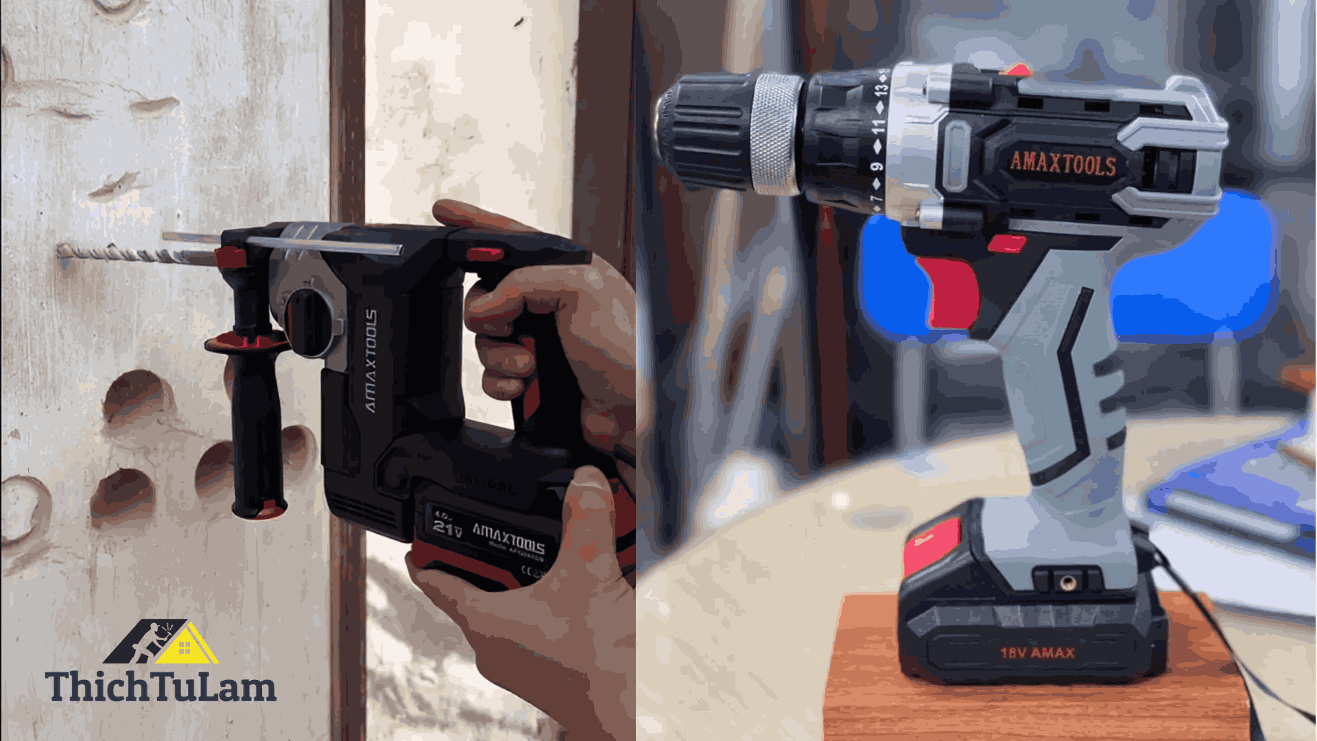 Hướng Dẫn Sử Dụng Máy Khoan Bê Tông Pin Amaxtools A3CN28SM