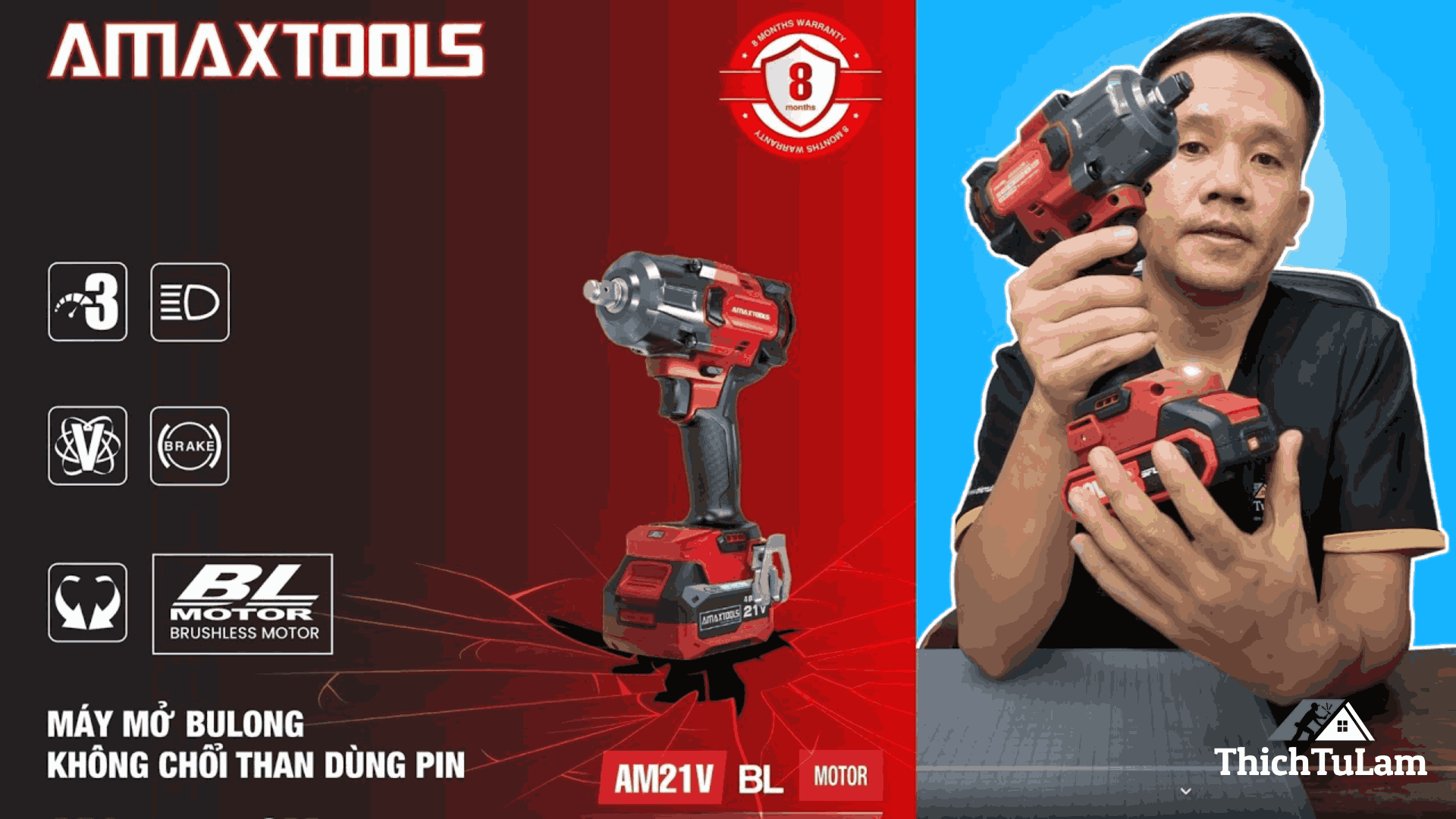 Giới Thiệu Về Máy Mài Góc Pin Amaxtools
