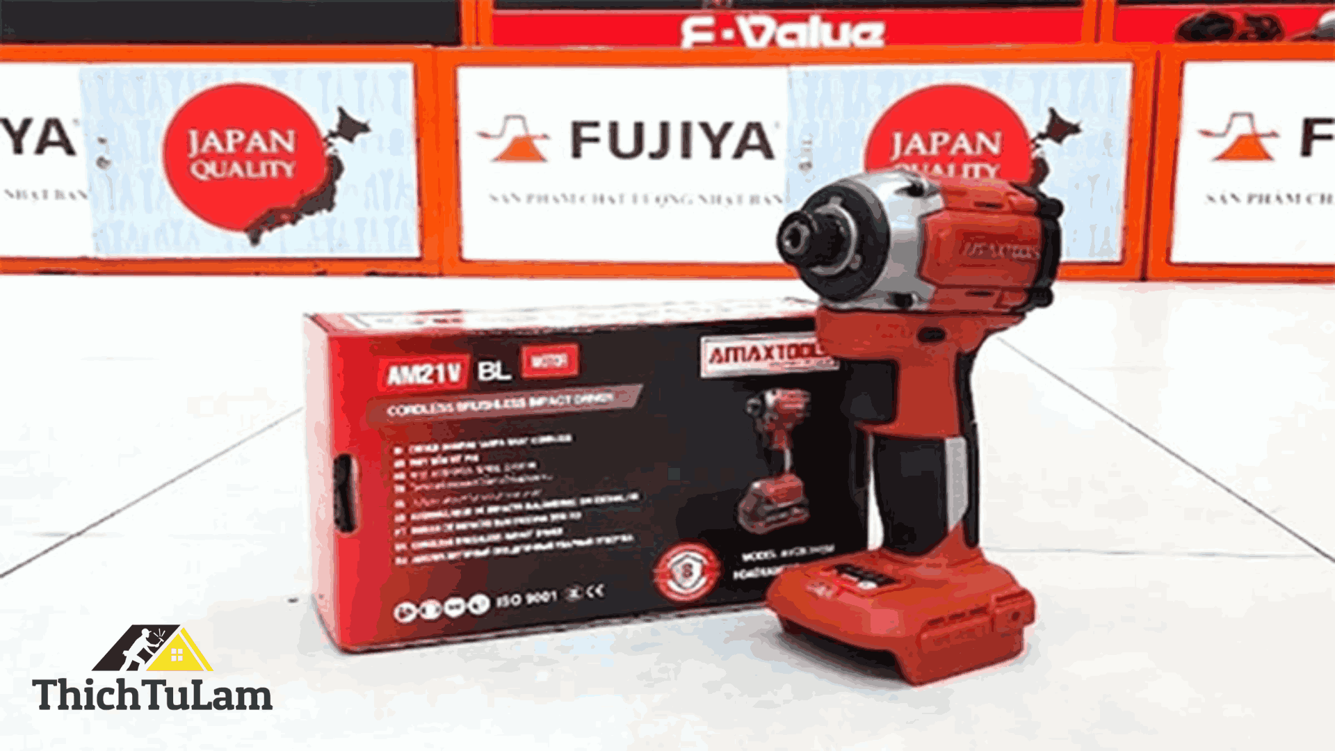 Máy bắn vít pin Amaxtools AV28014SM